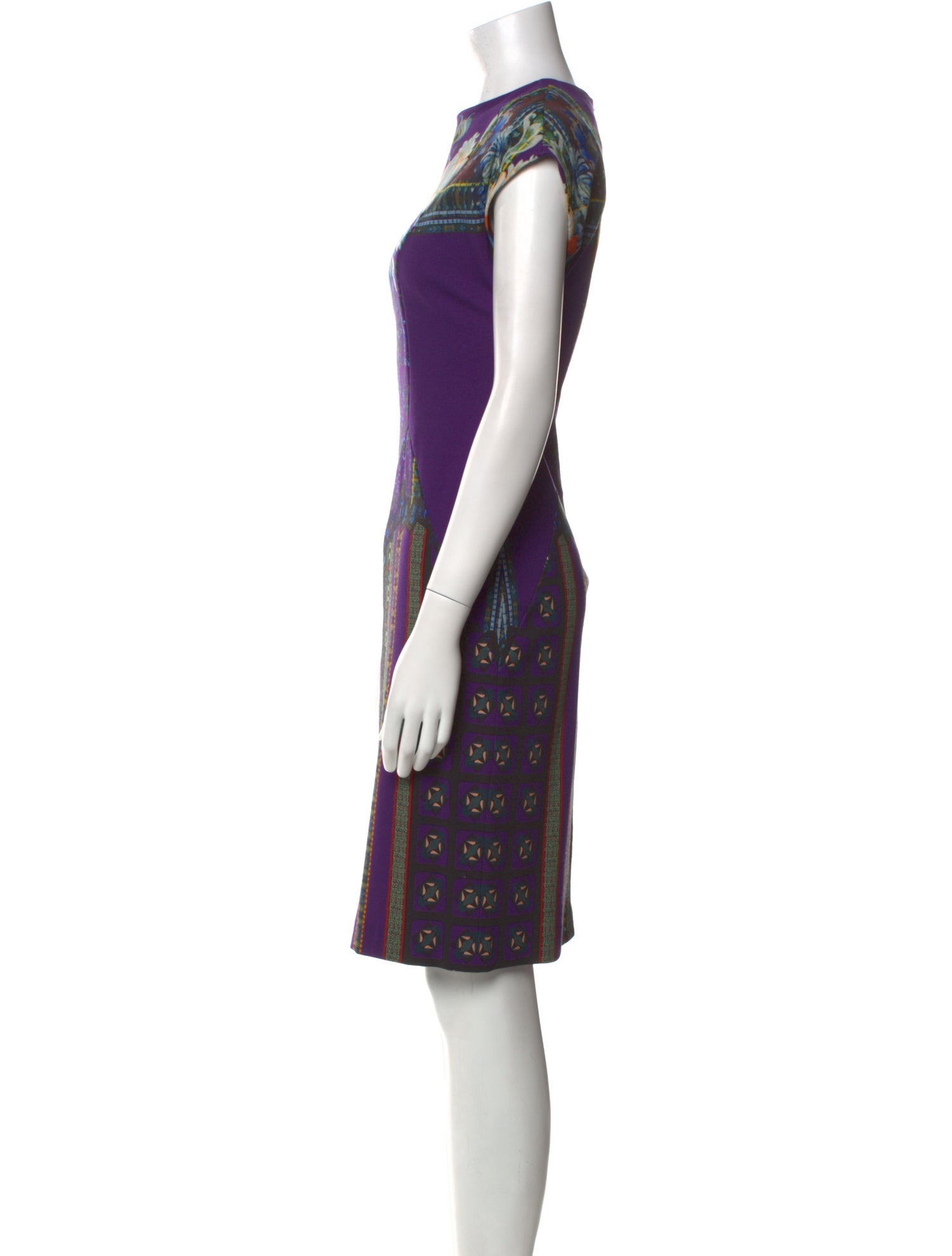 Etro Printed Knee-Length Dress