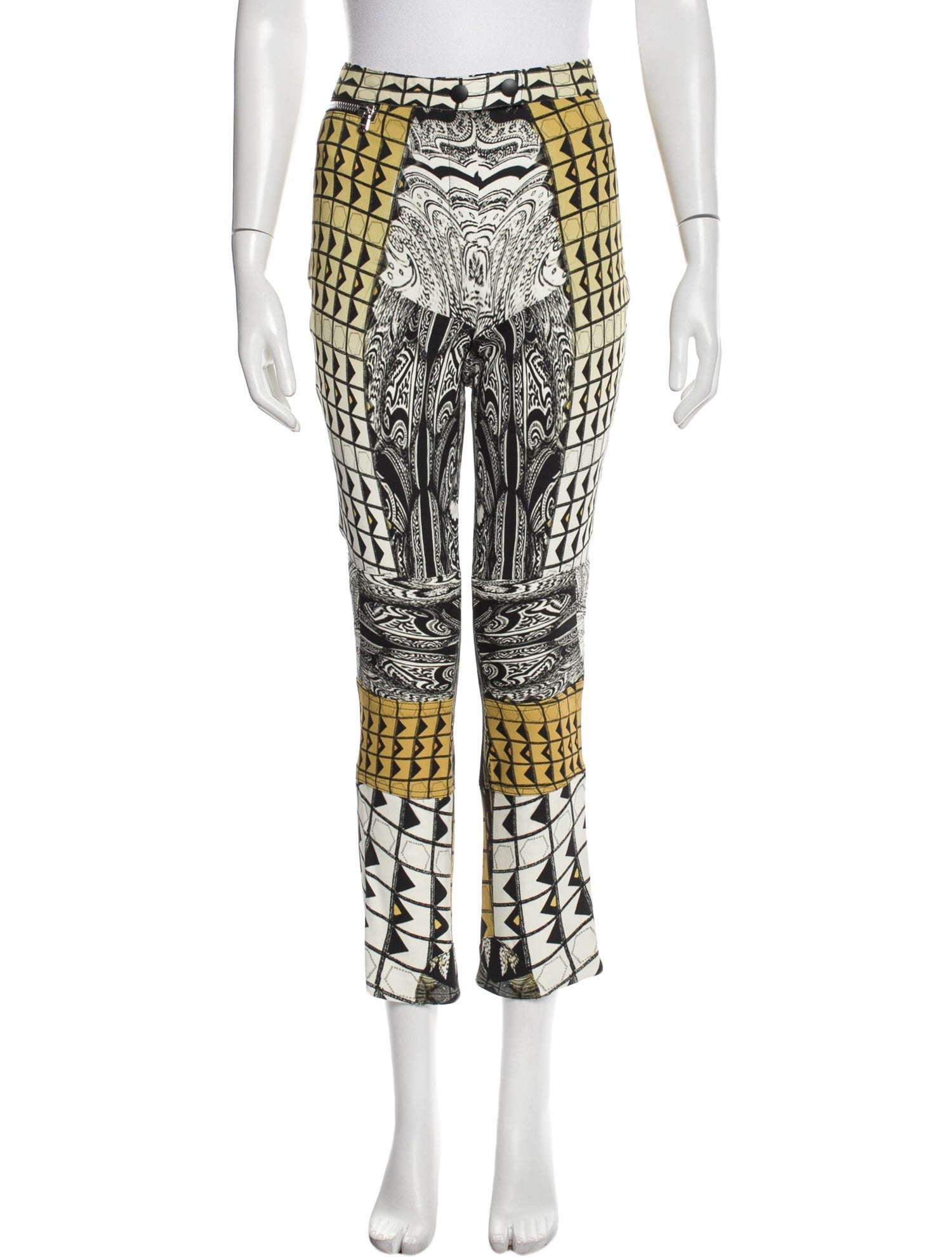Etro Printed Straight Leg Pants