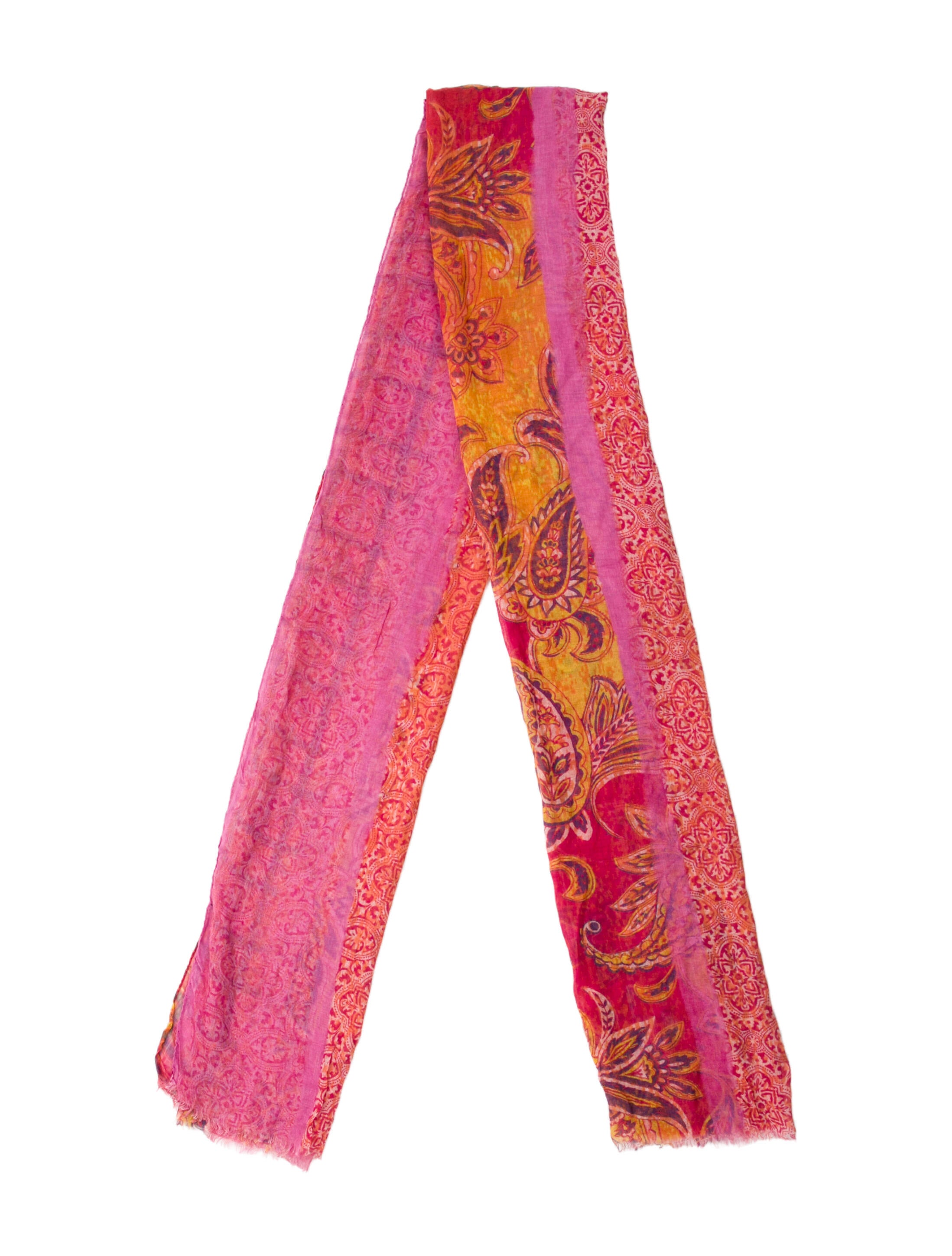 Etro Silk Paisley Print Scarf