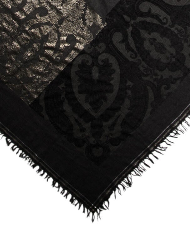 Etro Wool Printed Scarf