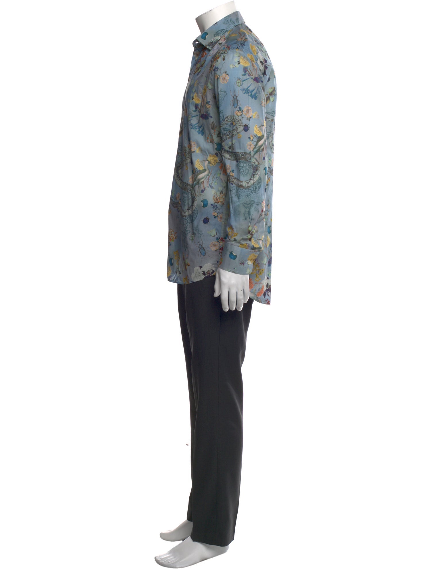 Etro Printed Long Sleeve Shirt