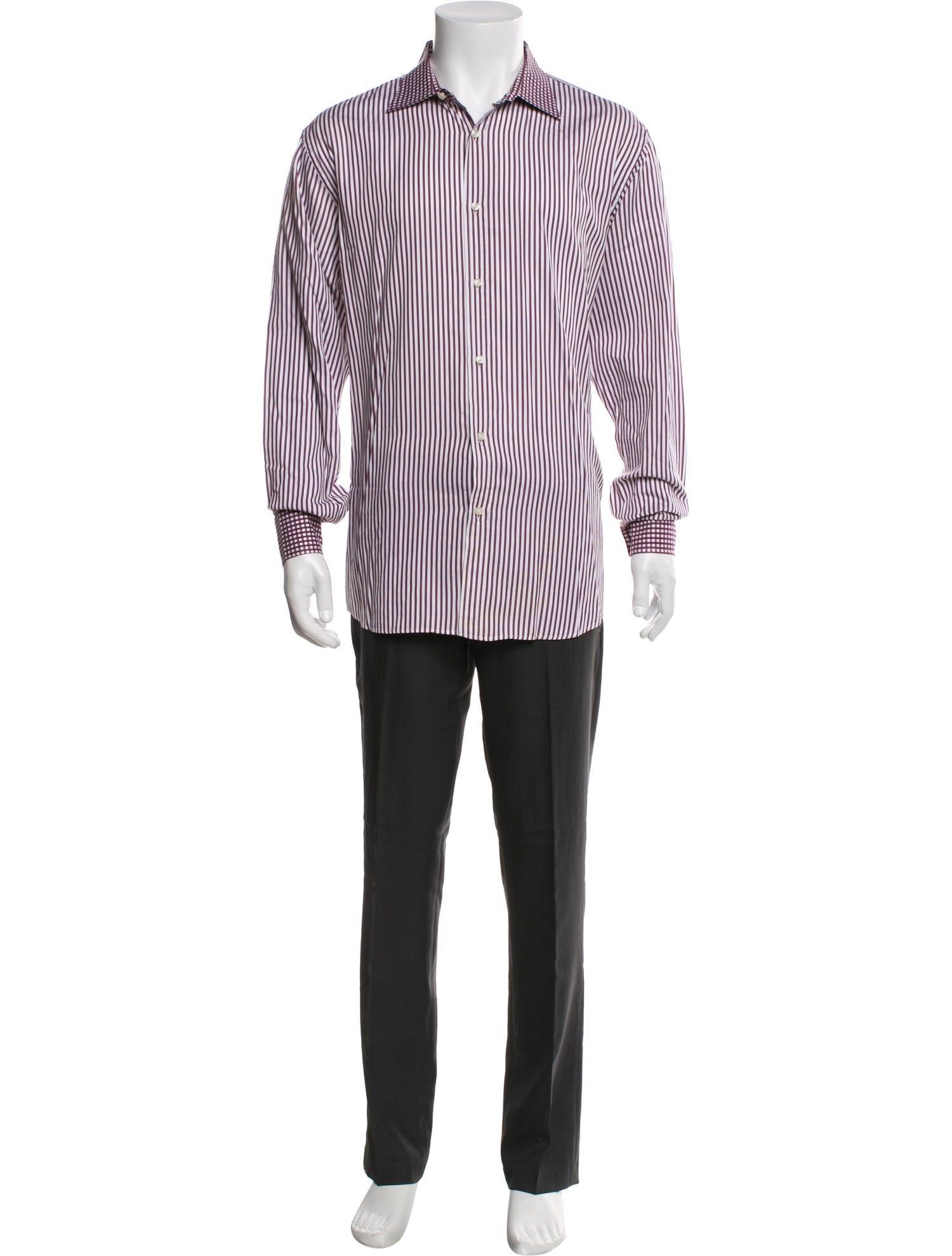 Etro Striped Long Sleeve Shirt