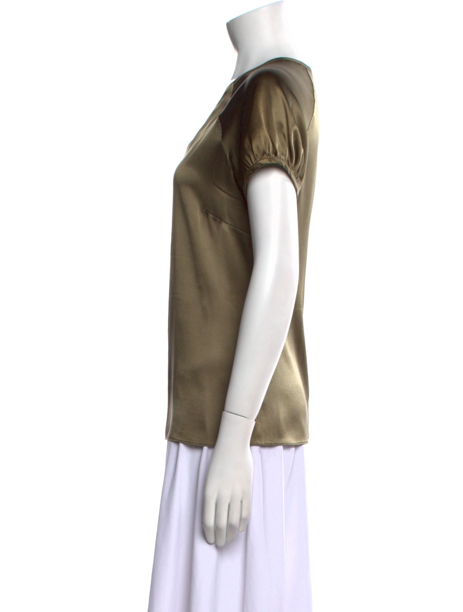 Etro Silk V-Neck T-Shirt