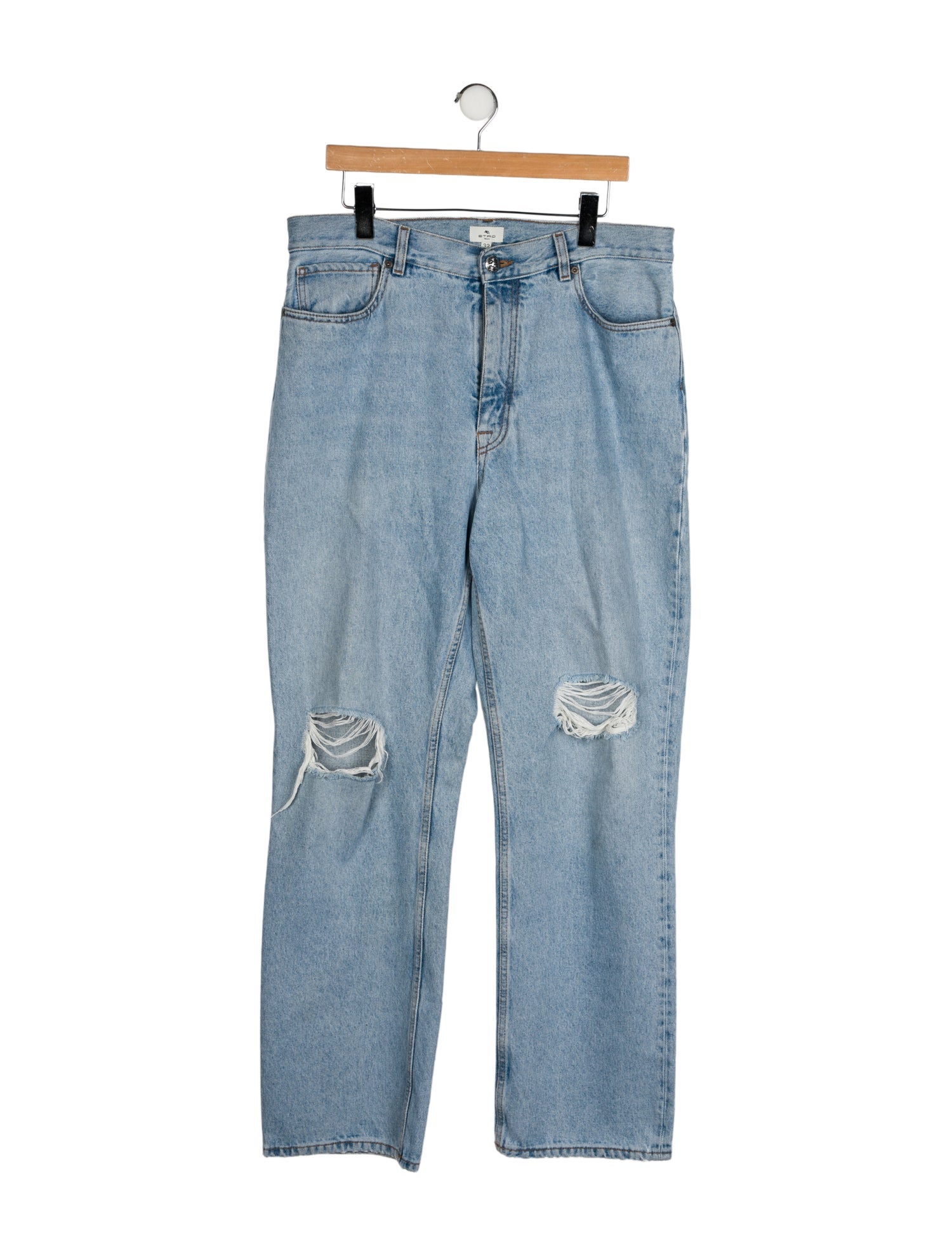 Etro High-Rise Wide Leg Jeans