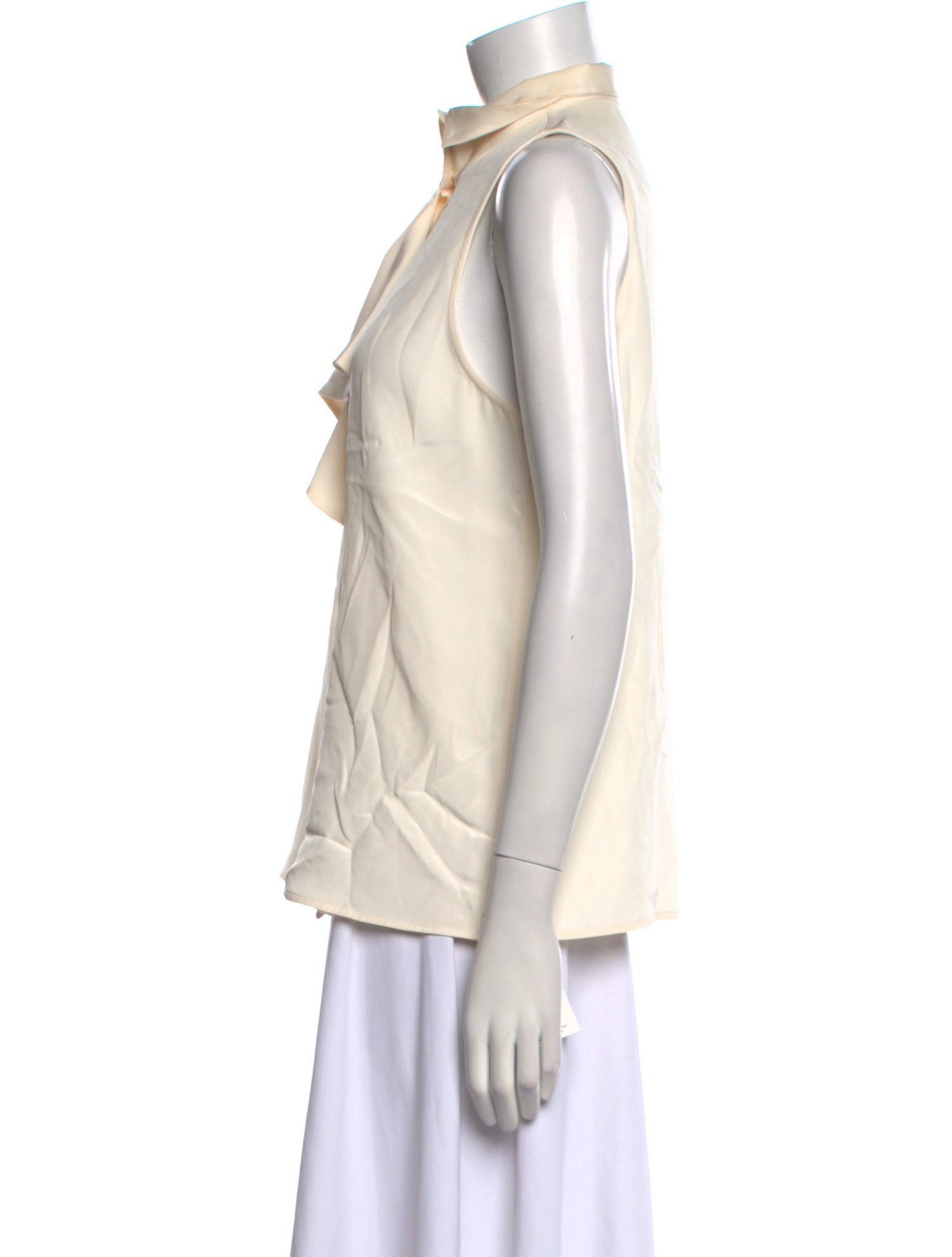 Etro Silk Mock Neck Blouse