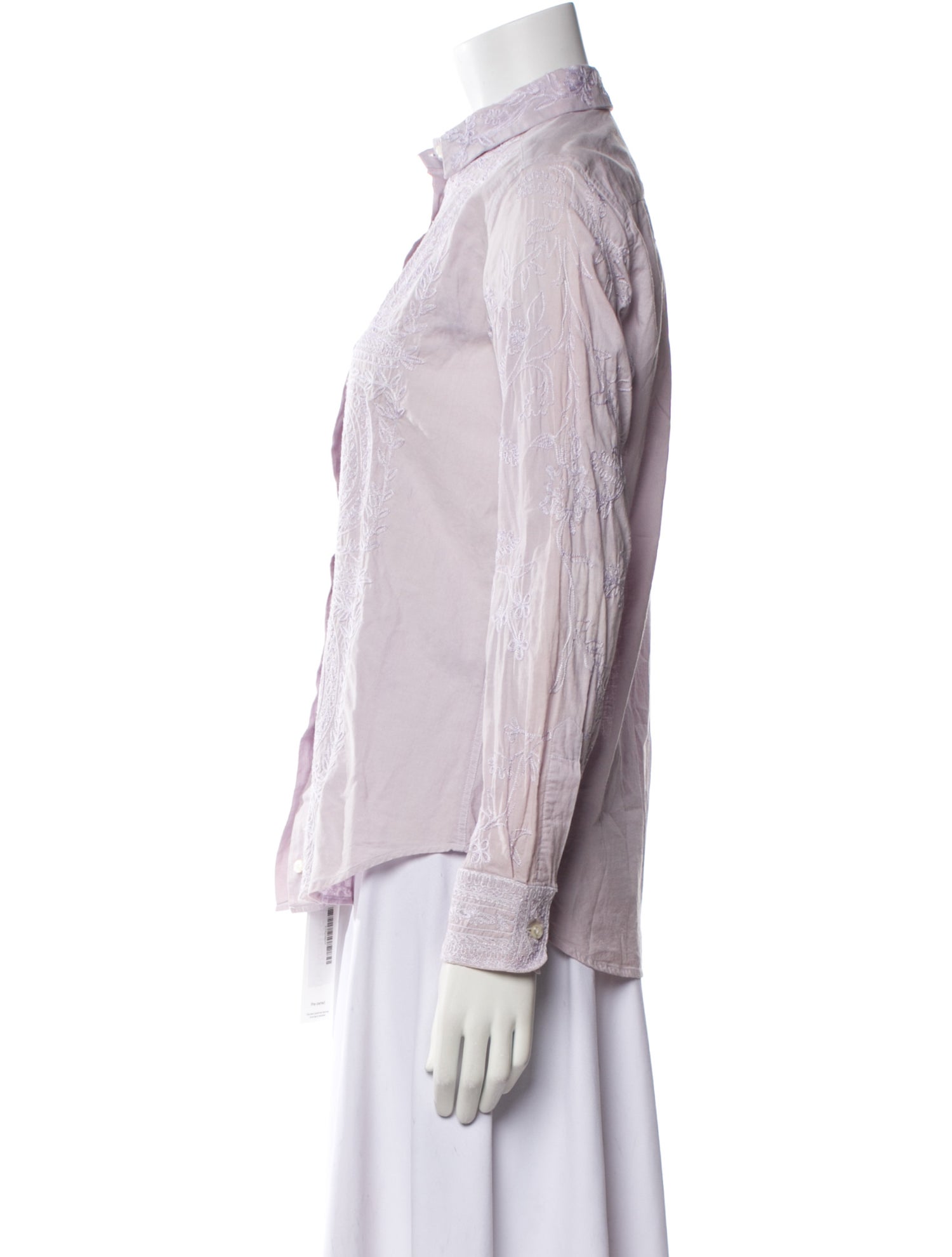 Etro Long Sleeve Button-Up Top