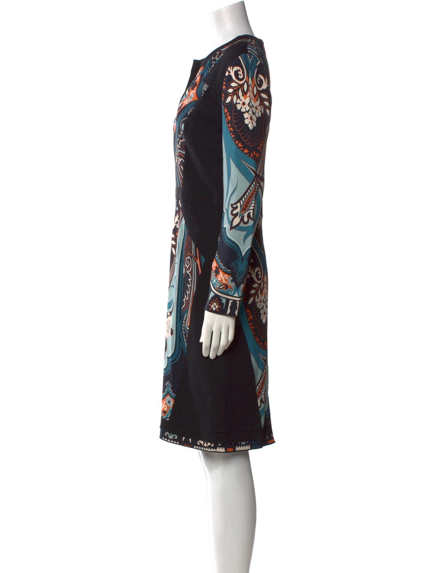 Etro Paisley Print Knee-Length Dress