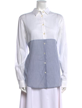 Etro Long Sleeve Button-Up Top