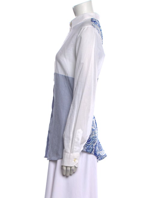 Etro Long Sleeve Button-Up Top