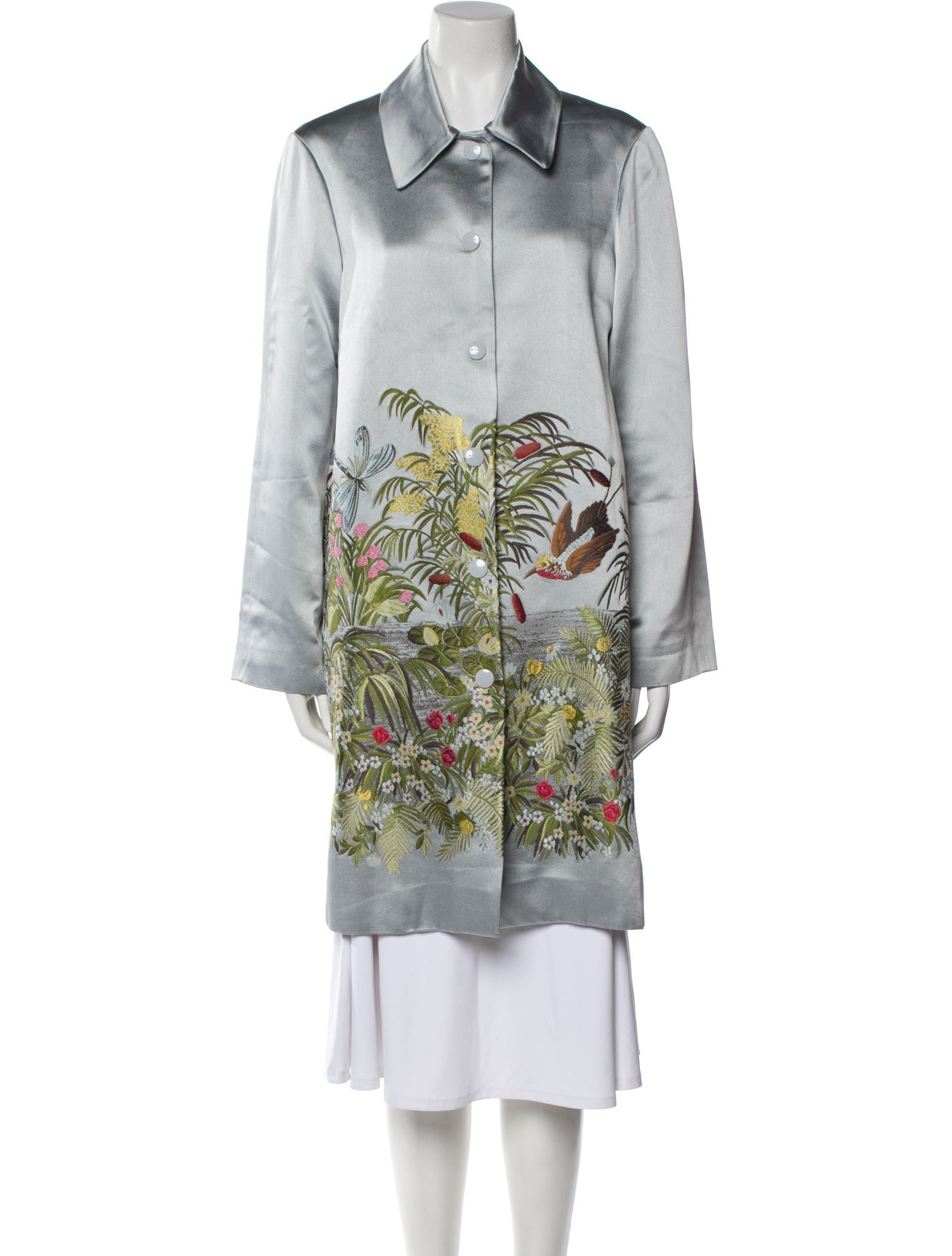 Etro Floral Print Coat