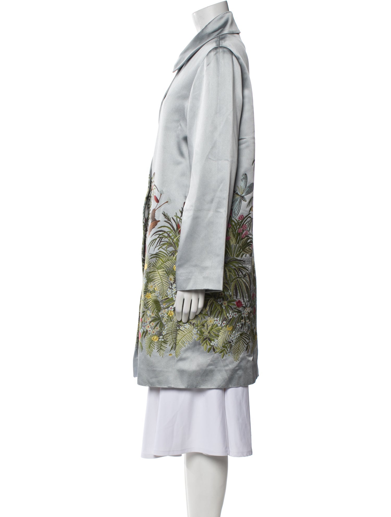Etro Floral Print Coat