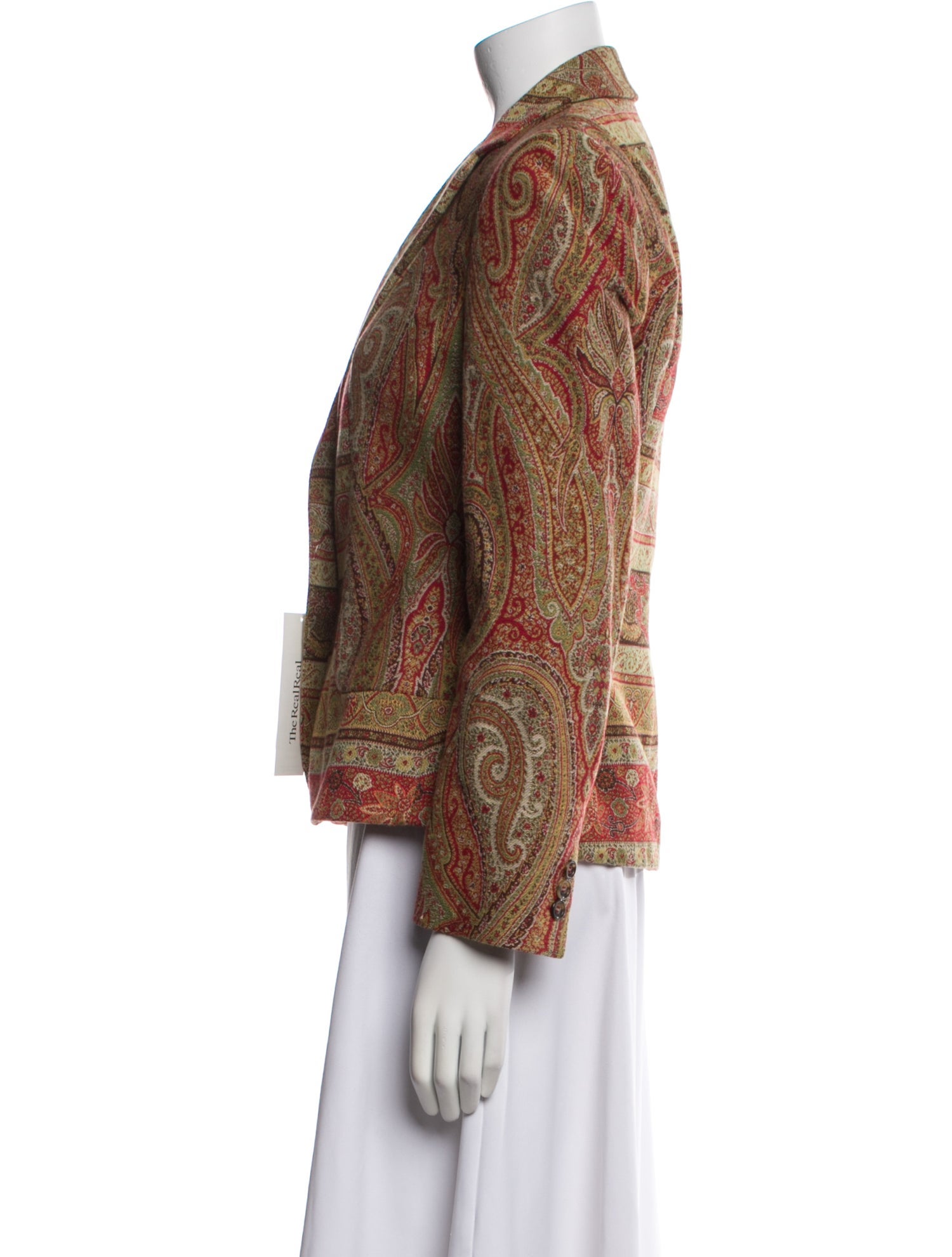 Etro Plaid Print Blazer