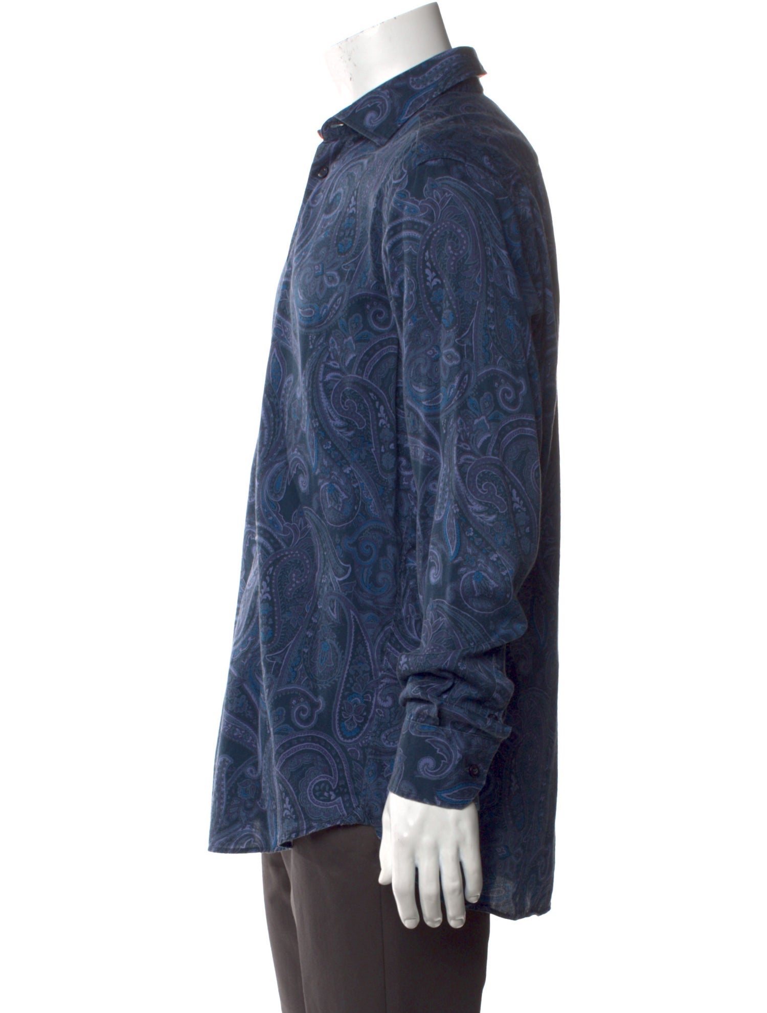 Etro Paisley Print Long Sleeve Shirt