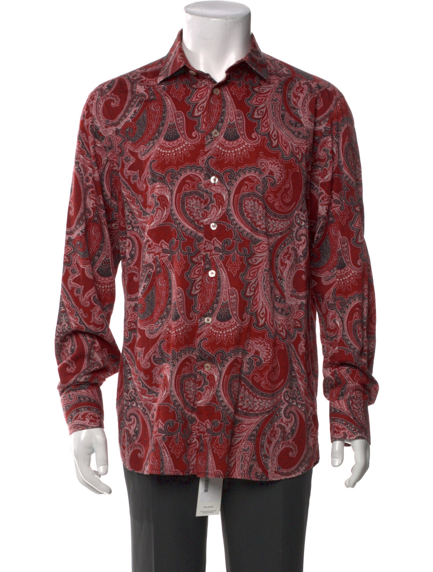 Etro Paisley Print Long Sleeve Shirt