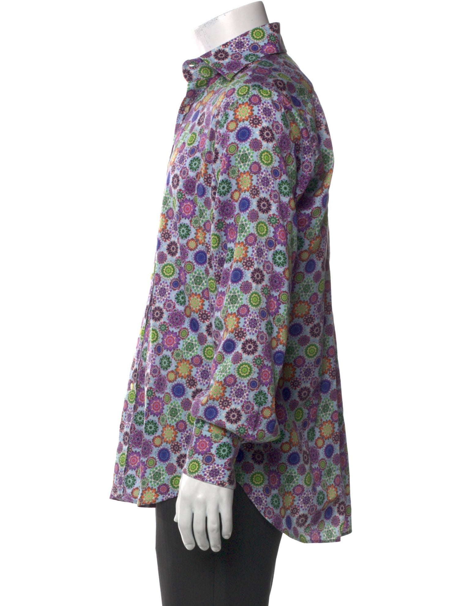 Etro Printed Long Sleeve Shirt