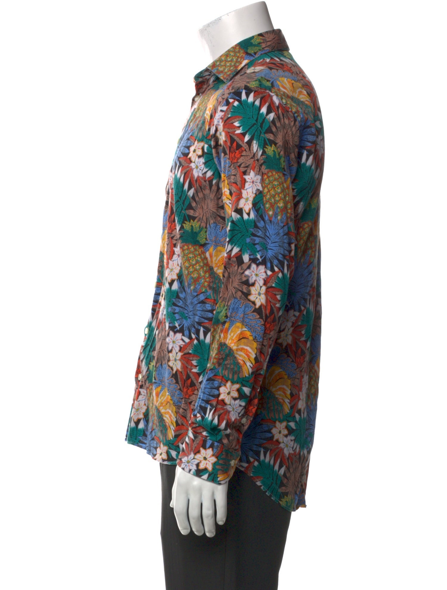 Etro Floral Print Long Sleeve Shirt