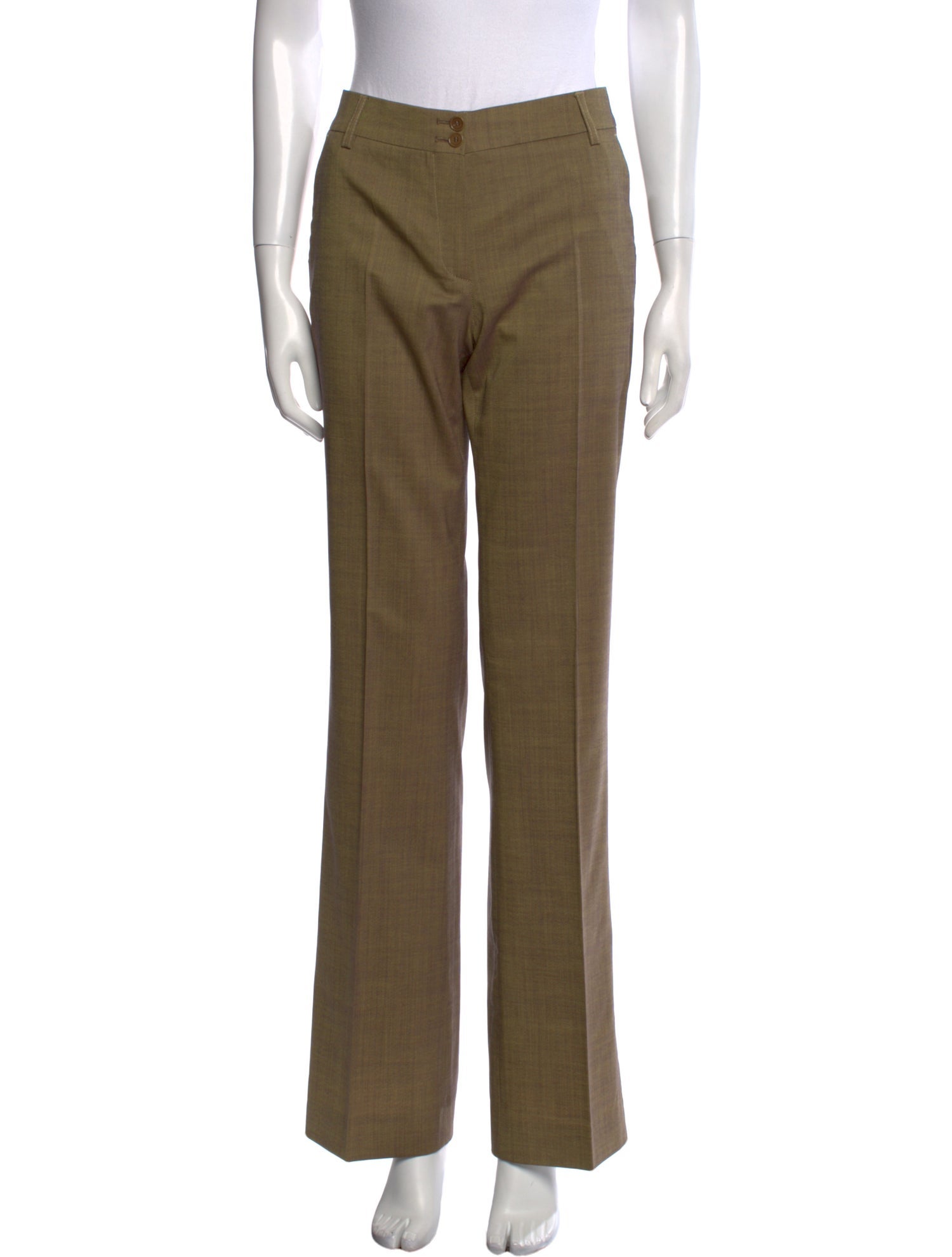 Etro Wool Straight Leg Pants