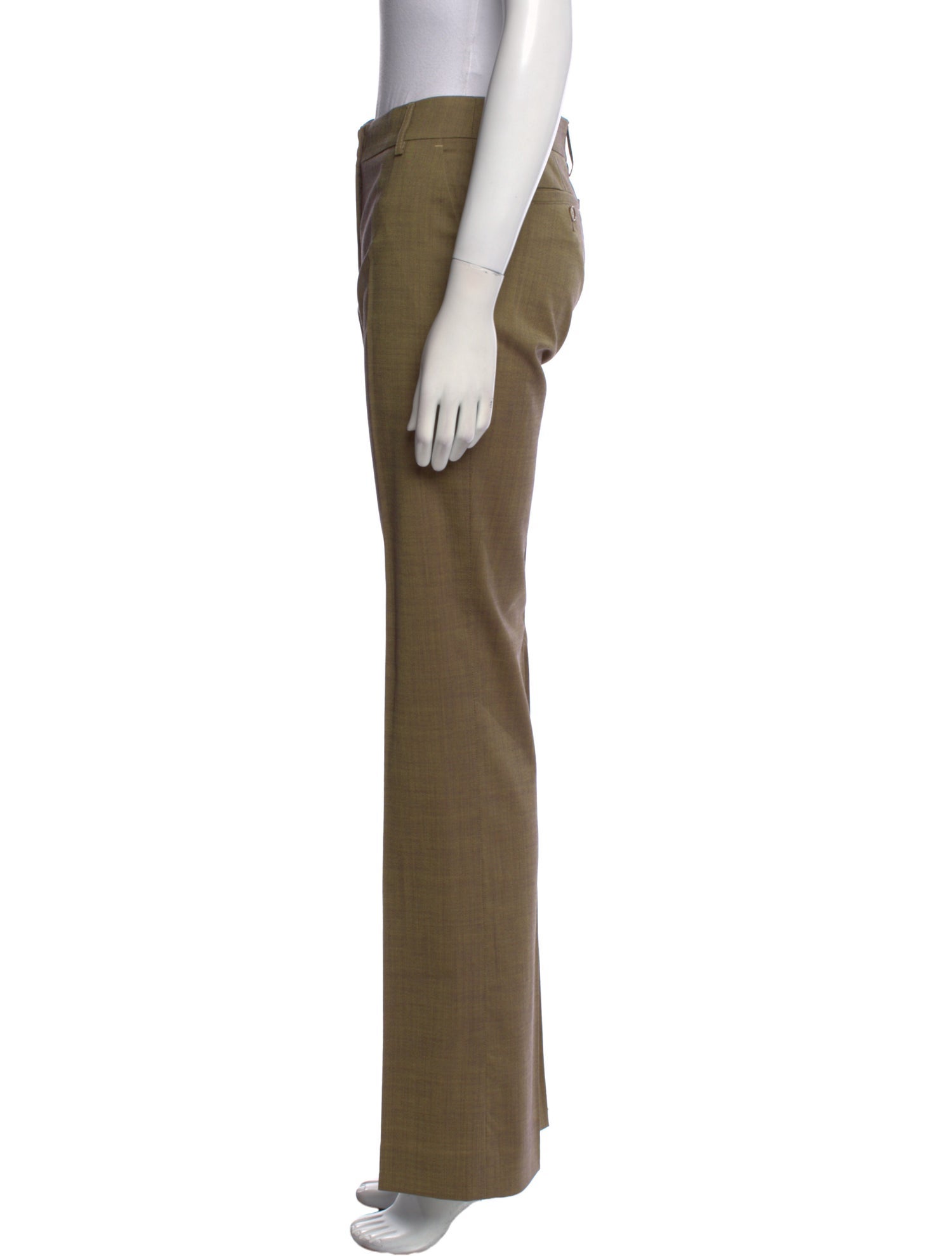 Etro Wool Straight Leg Pants