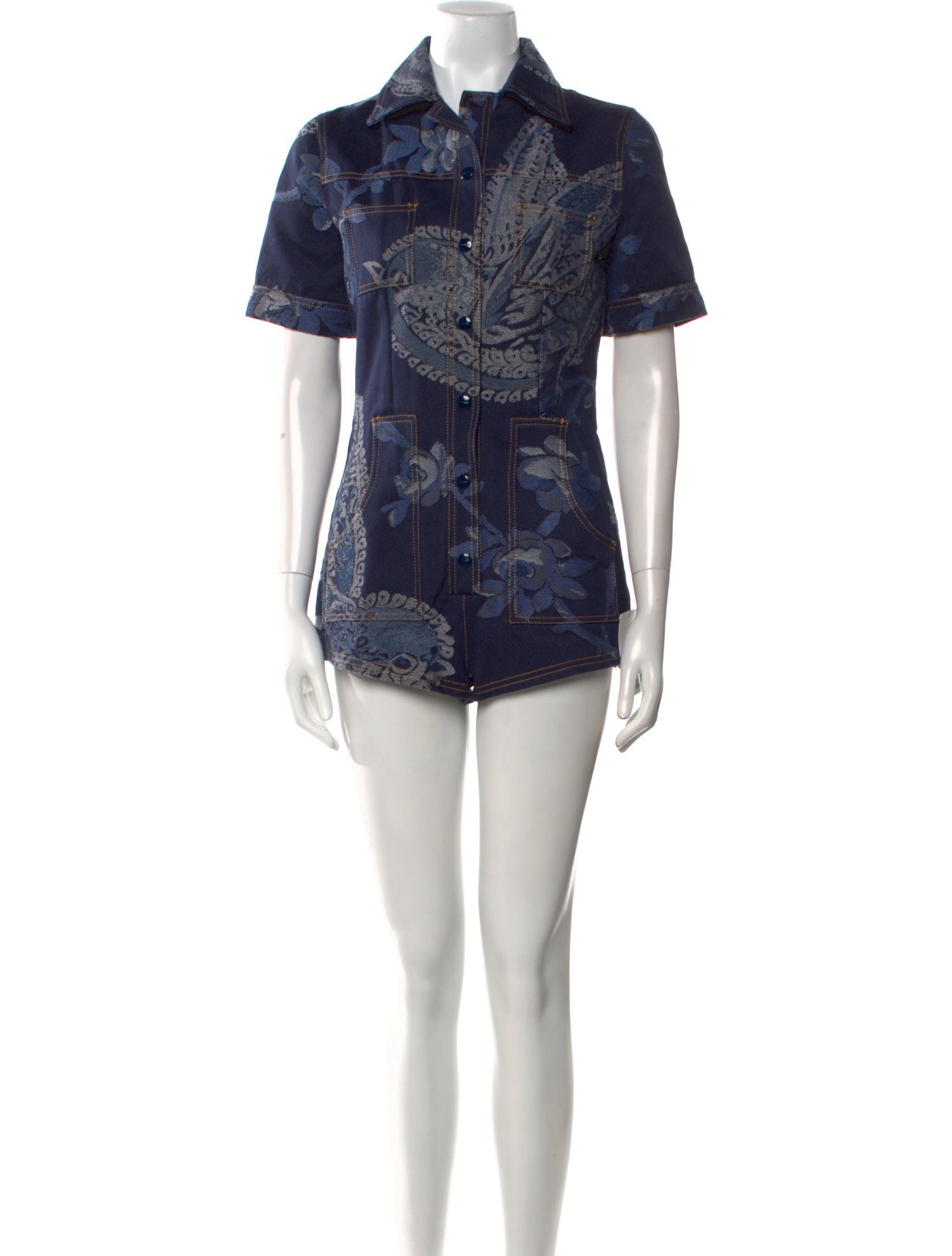 Etro Printed Romper w/ Tags