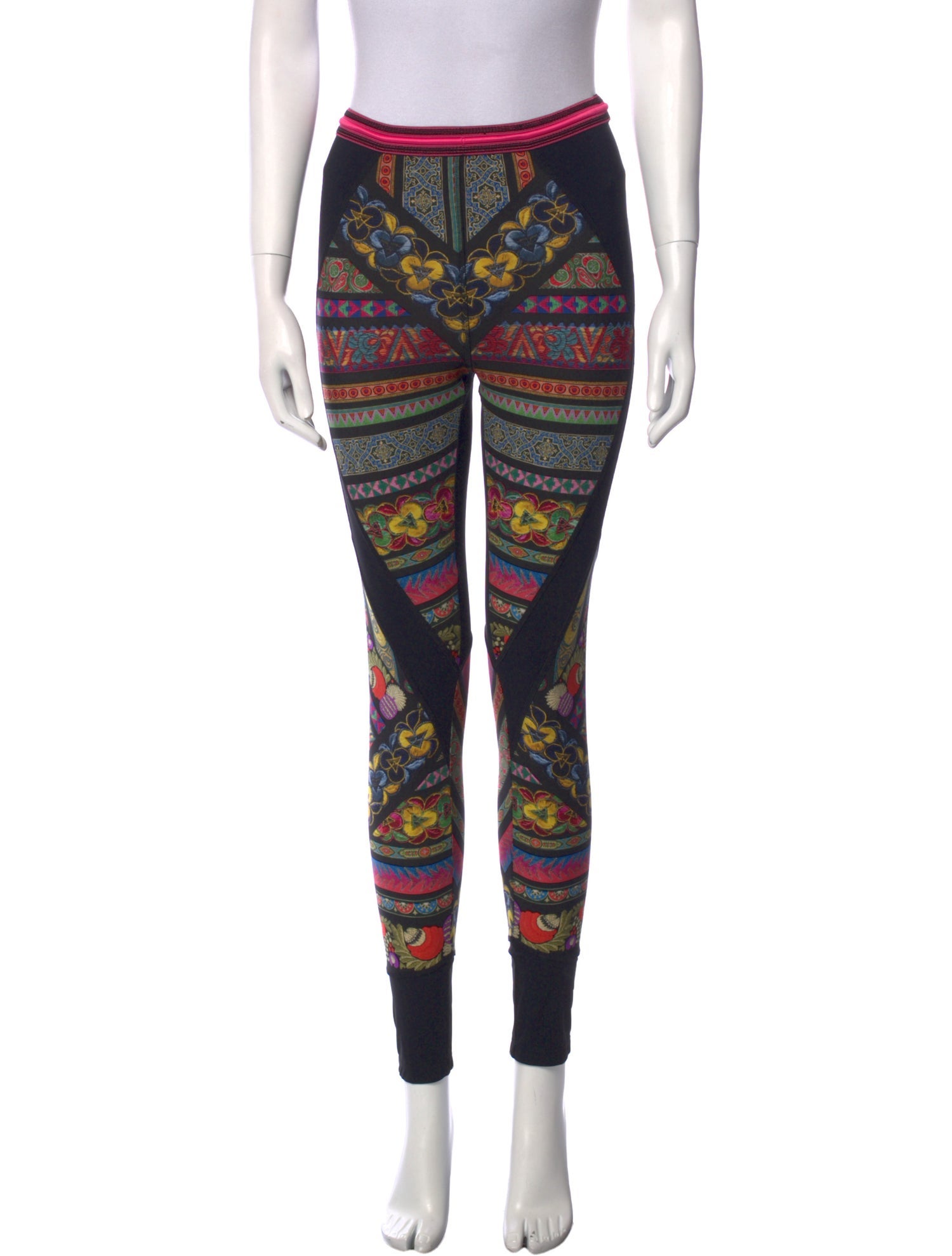 Etro Printed Skinny Leg Pants