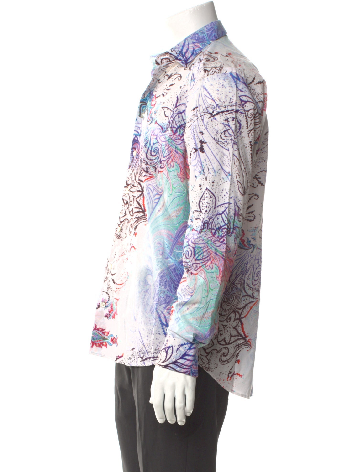 Etro Printed Long Sleeve Shirt