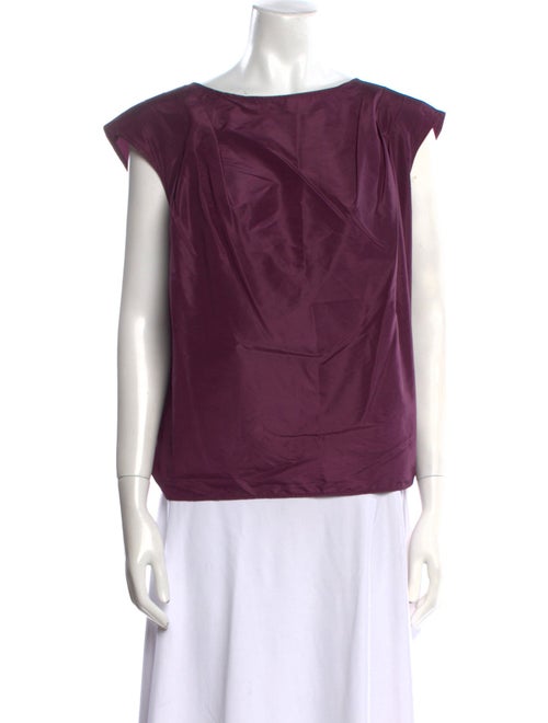 Etro Silk Scoop Neck Top