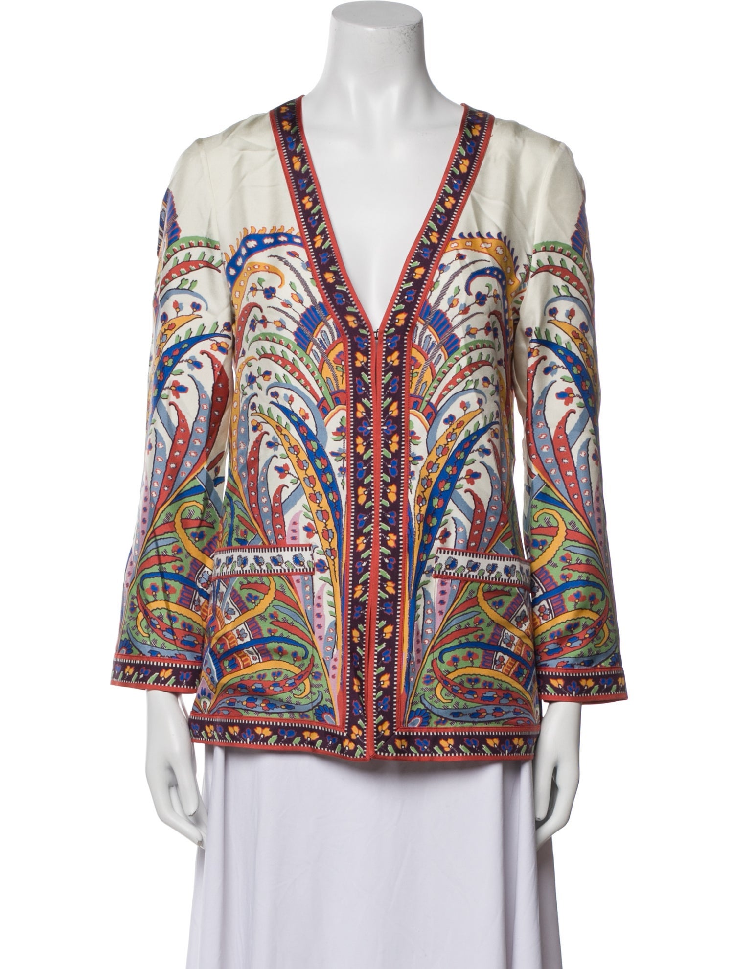 Etro Silk Printed Jacket