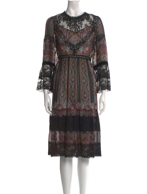 Etro Lace Midi Length Dress