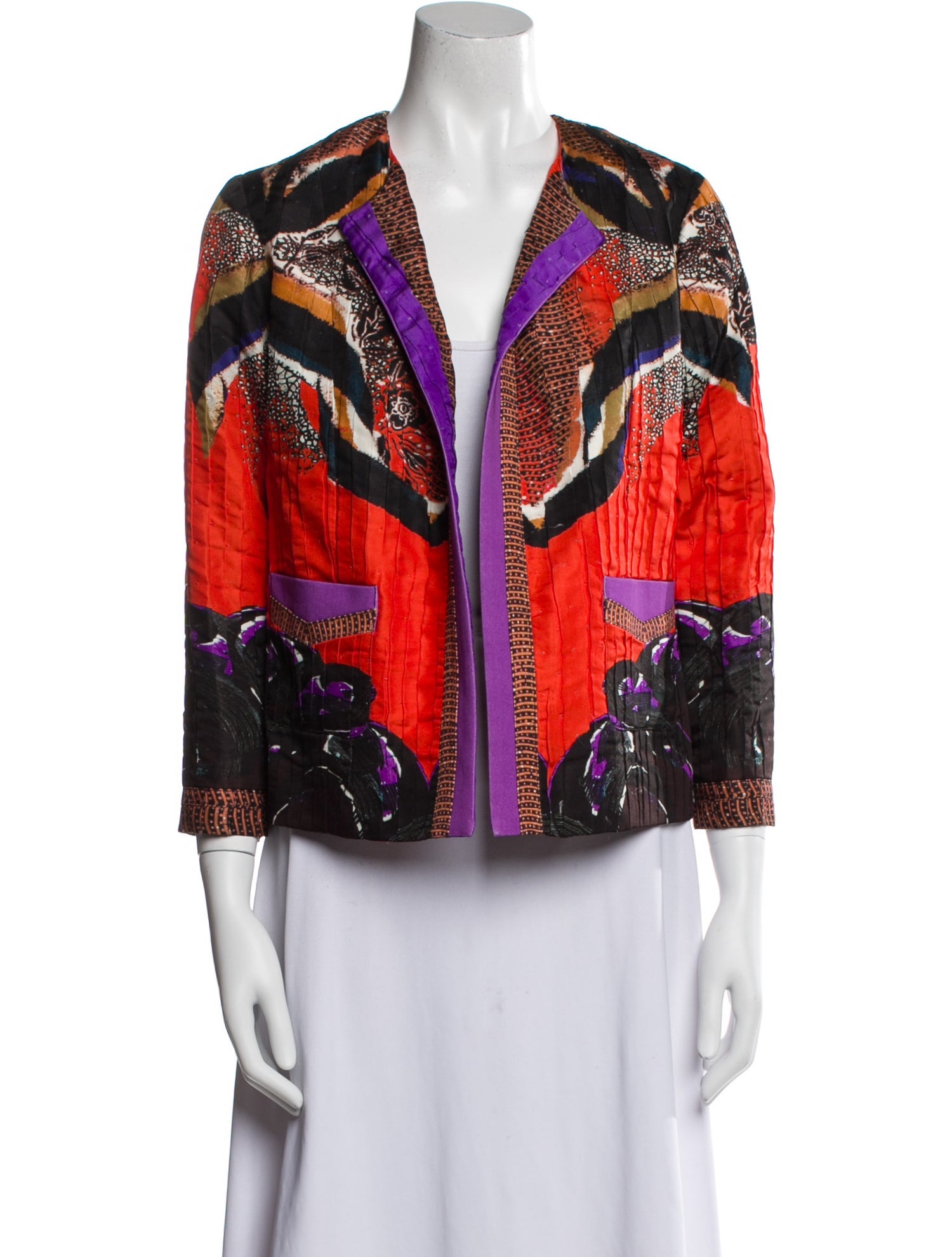 Etro Silk Printed Evening Jacket