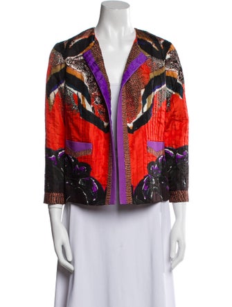 Etro Silk Printed Evening Jacket