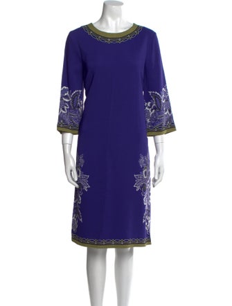 Etro Printed Knee-Length Dress