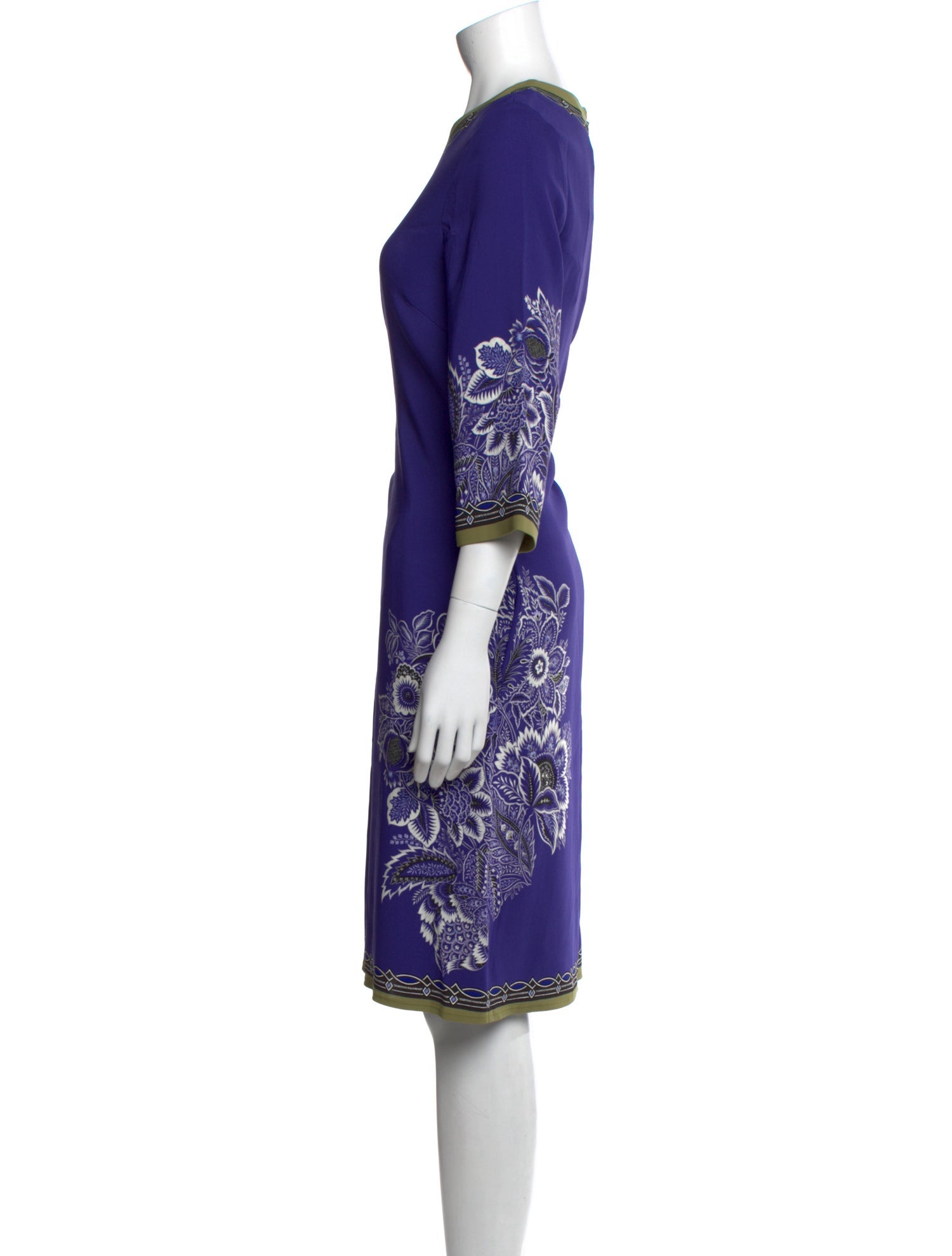 Etro Printed Knee-Length Dress