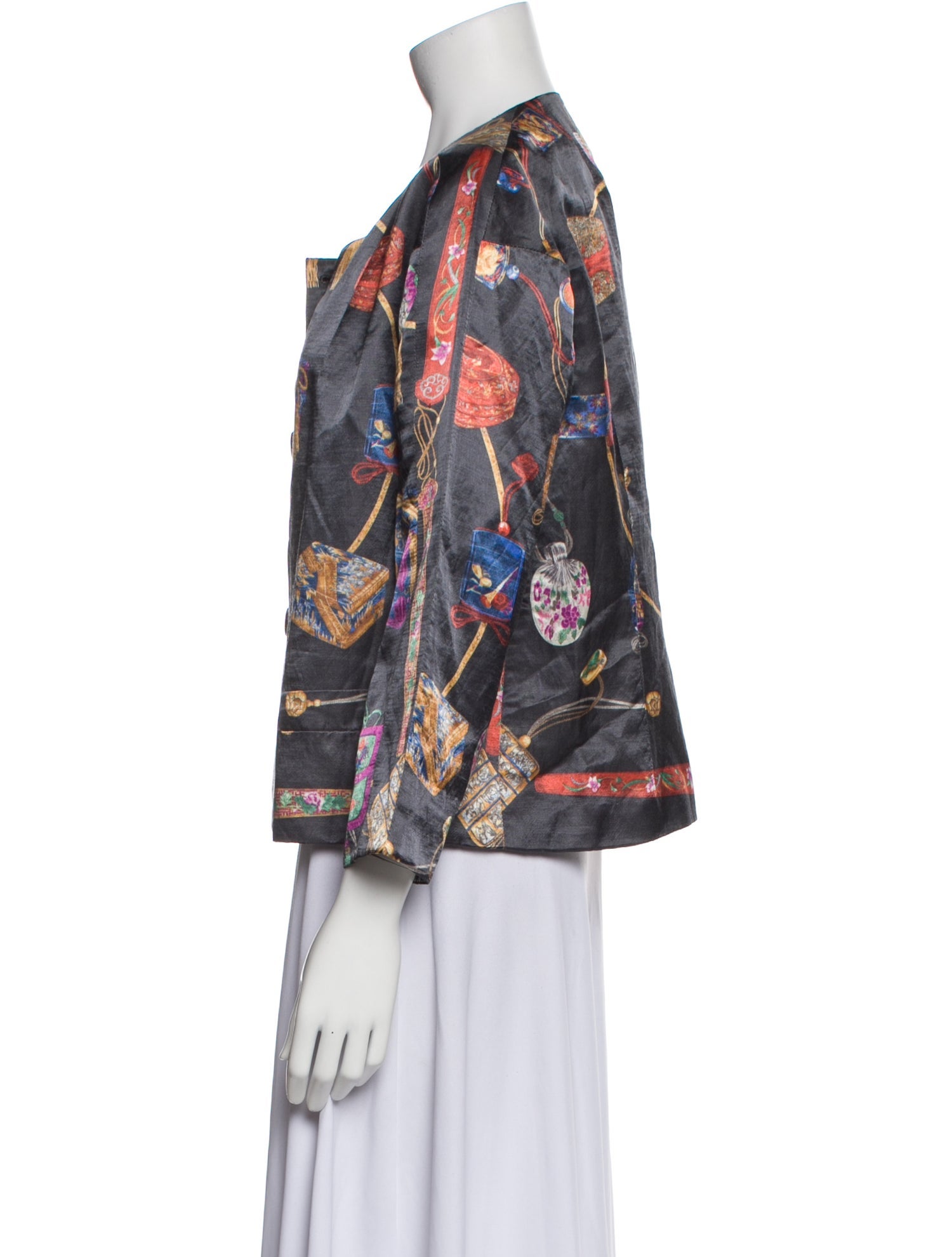 Etro Linen Printed Jacket