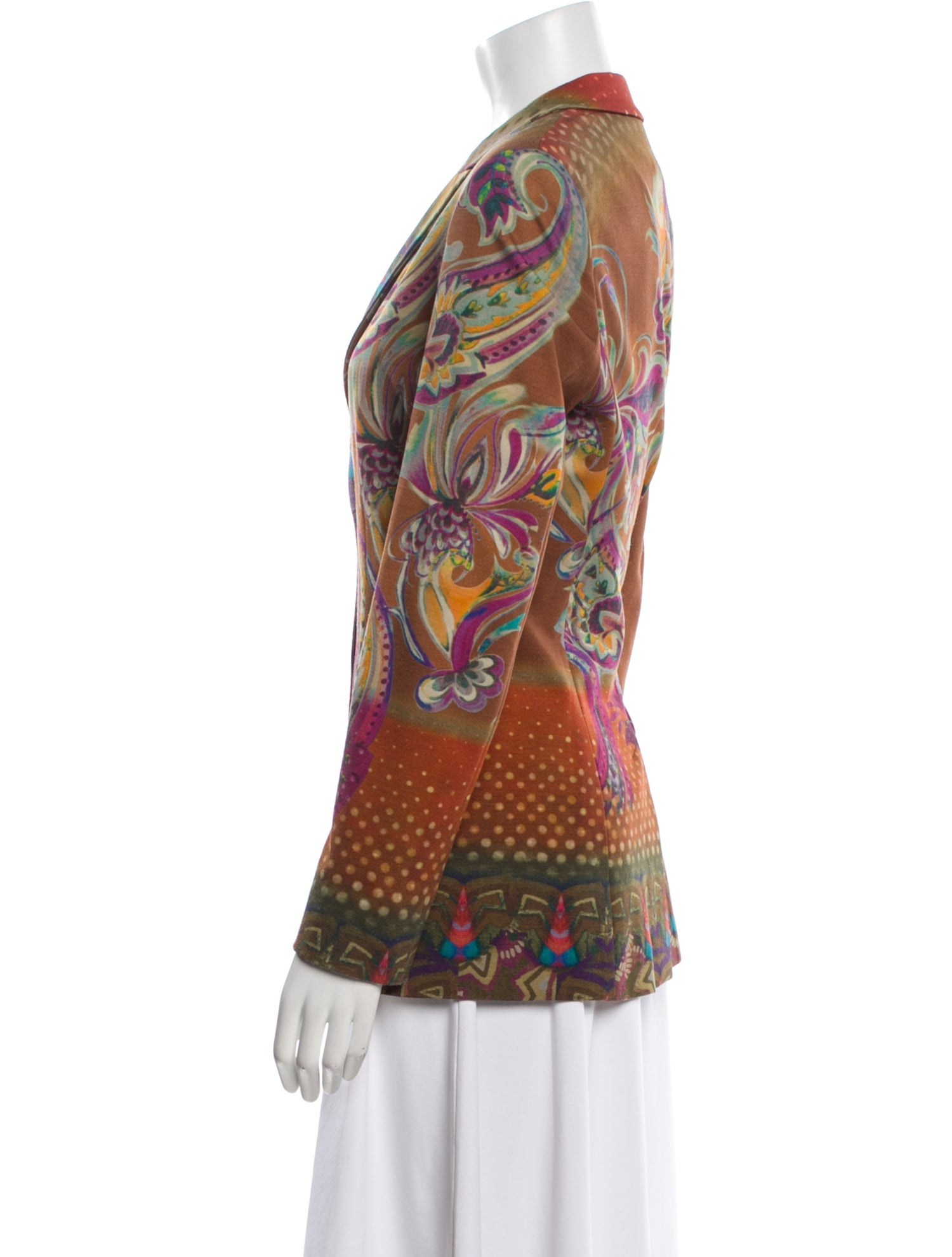 Etro Floral Print Blazer