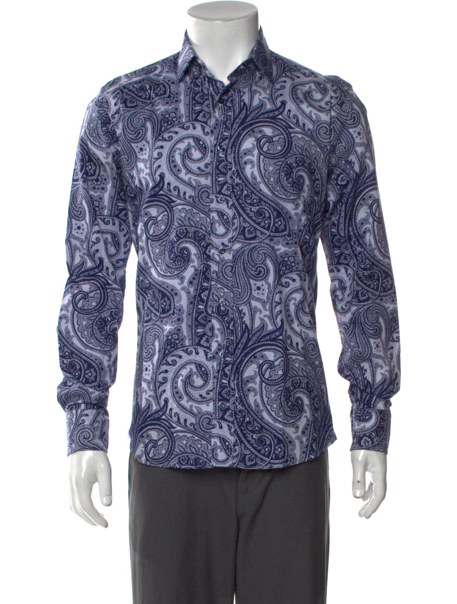 Etro Paisley Print Long Sleeve Shirt