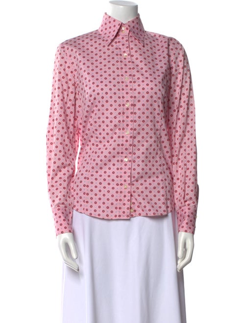 Etro Floral Print Long Sleeve Blouse