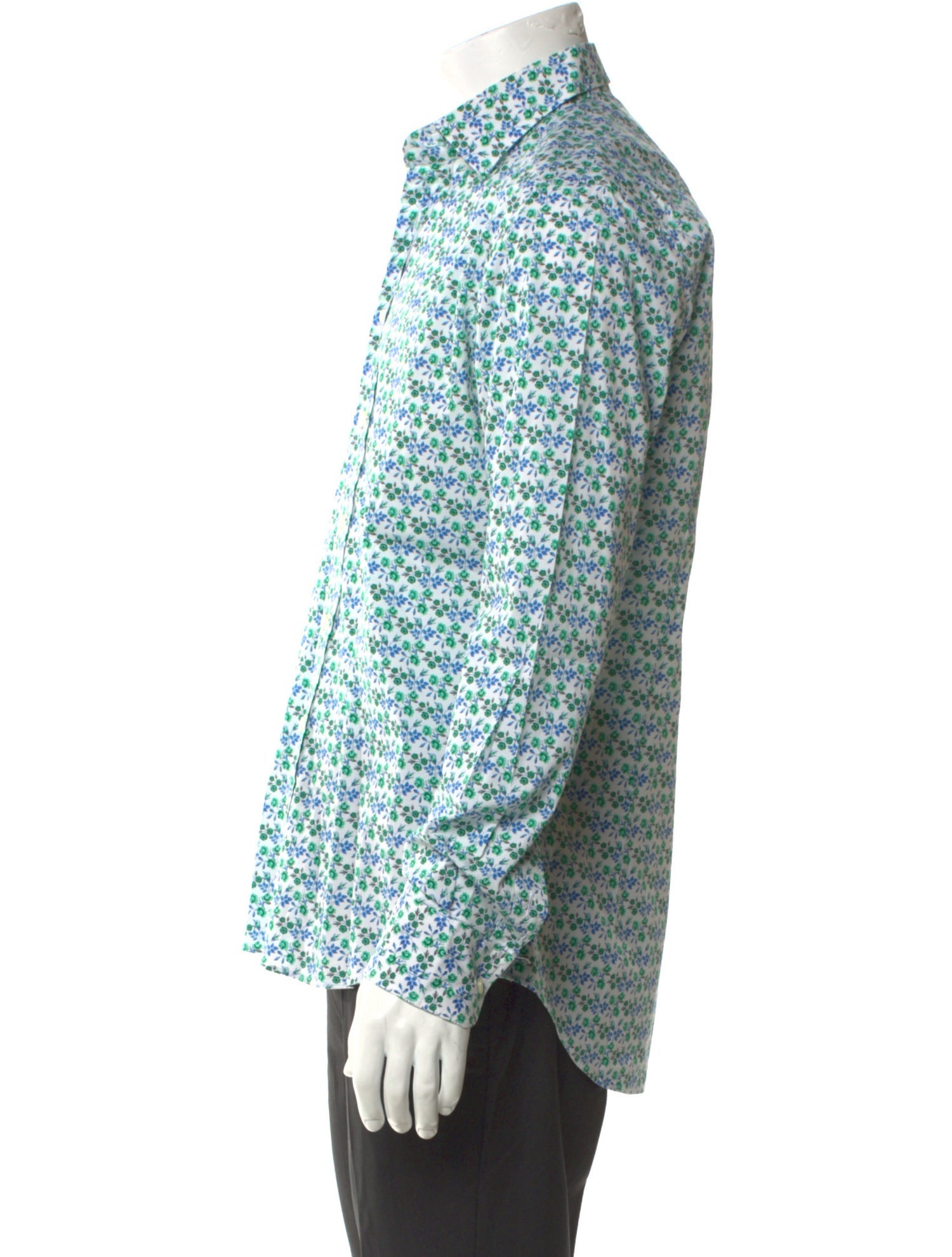 Etro Floral Print Long Sleeve Shirt