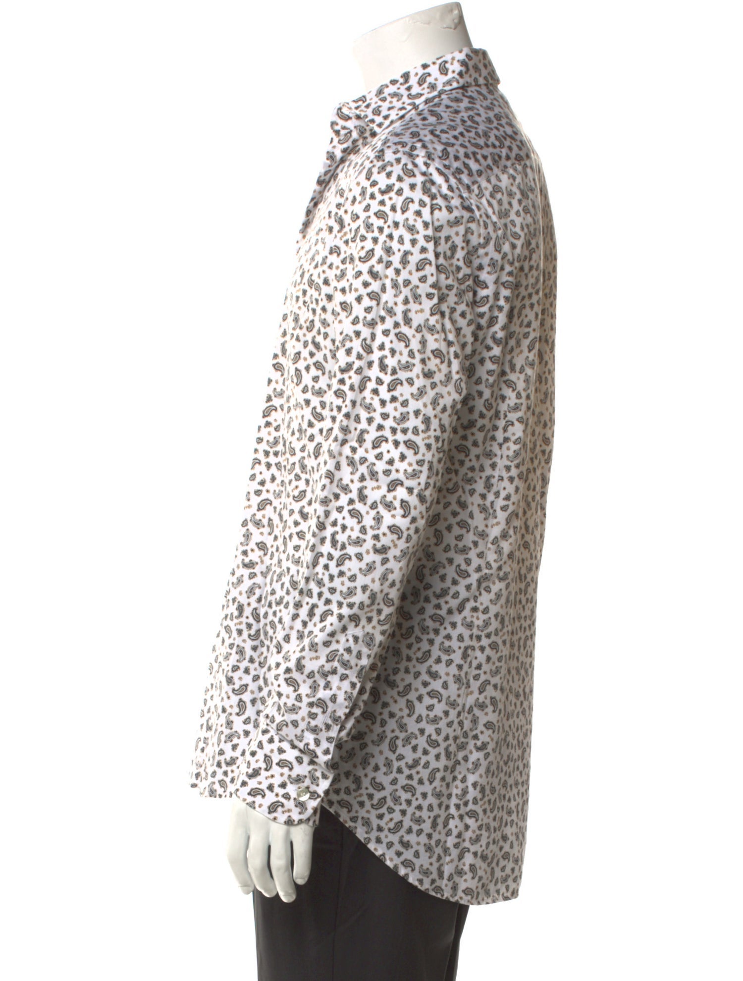 Etro Paisley Print Long Sleeve Shirt