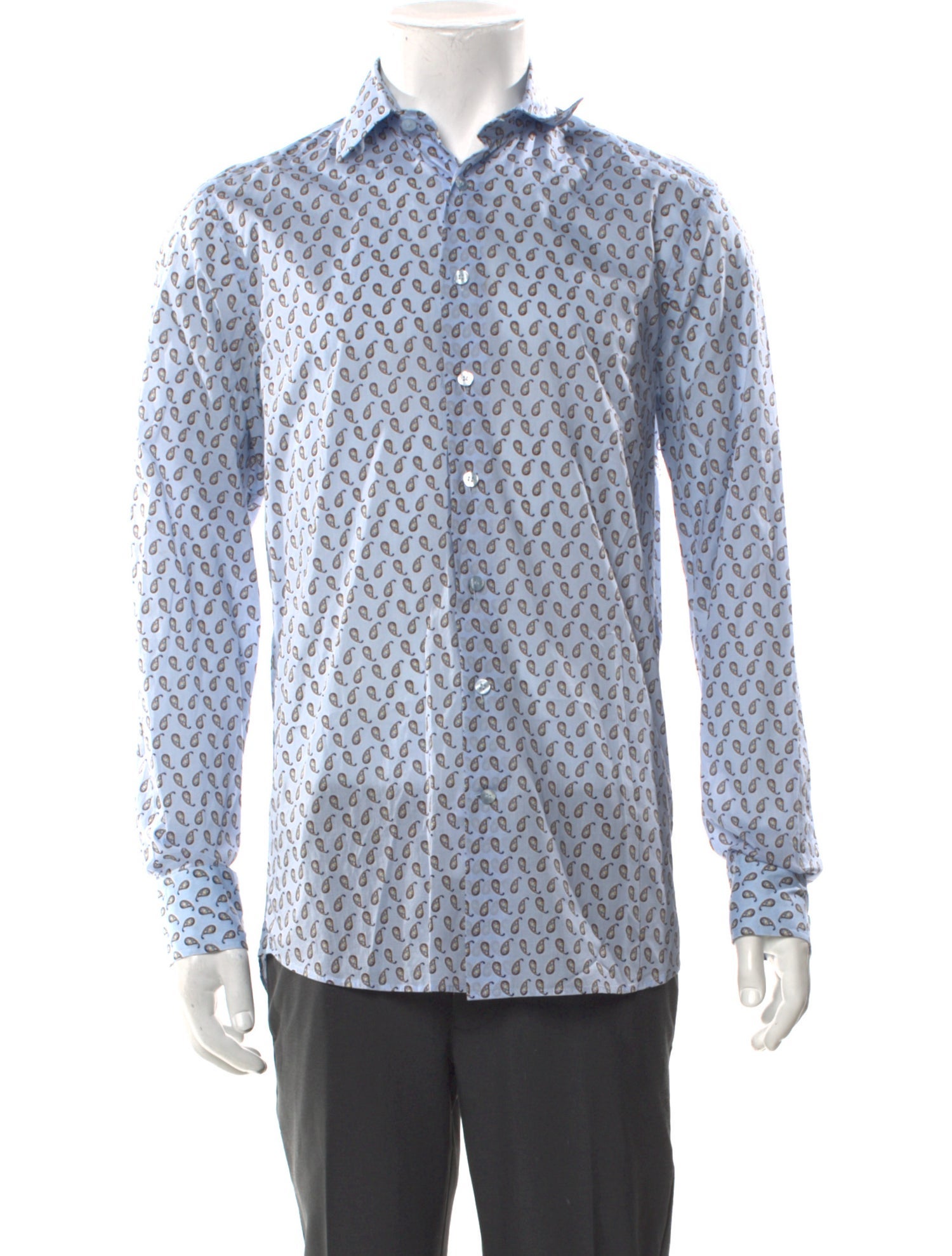 Etro Paisley Print Long Sleeve Shirt