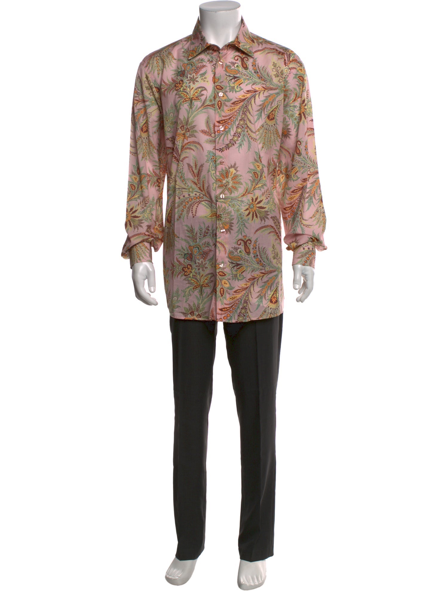 Etro Floral Print Long Sleeve Shirt