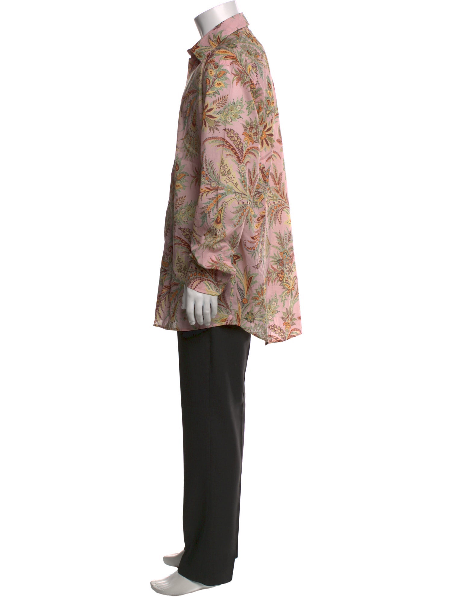 Etro Floral Print Long Sleeve Shirt