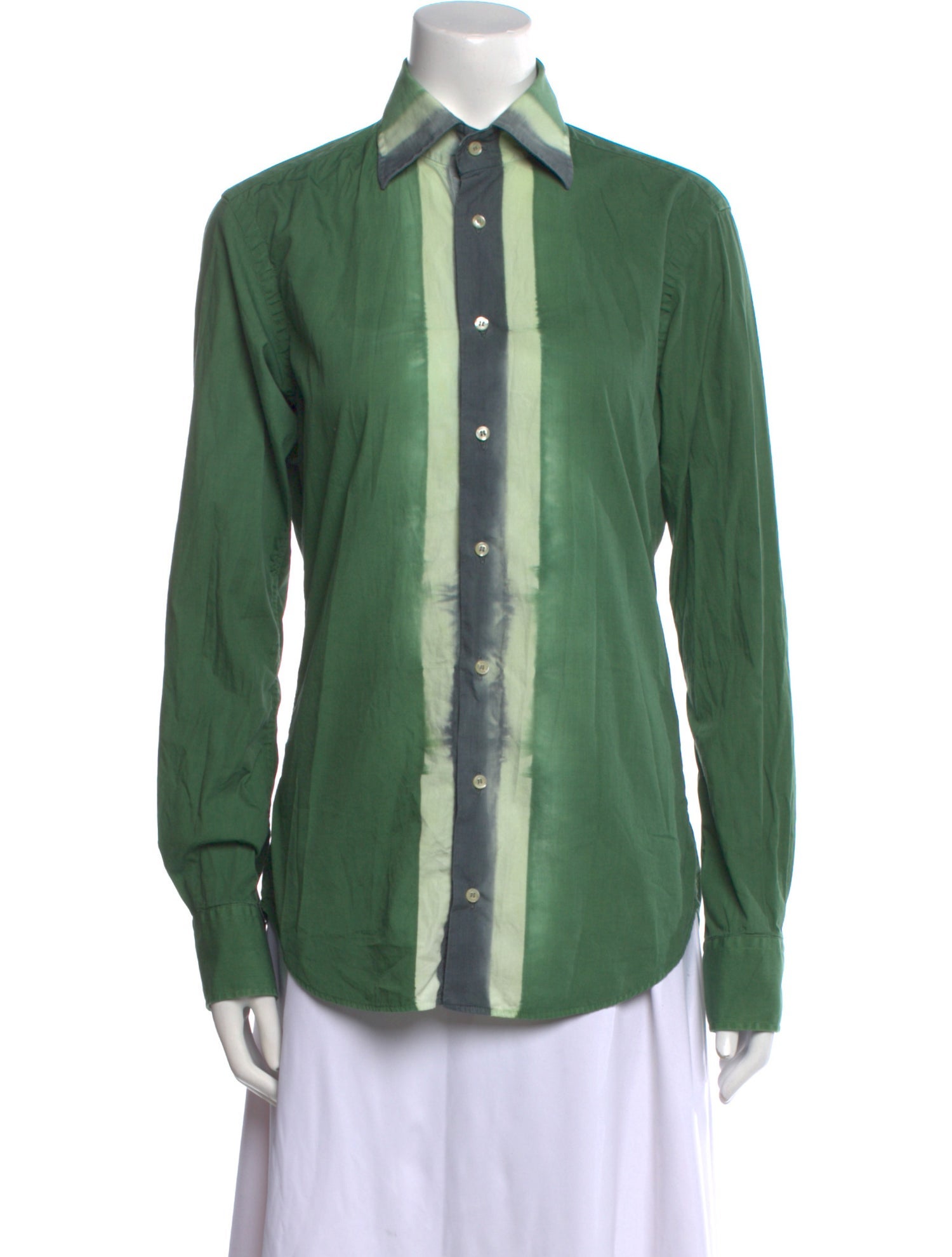 Etro Long Sleeve Button-Up Top
