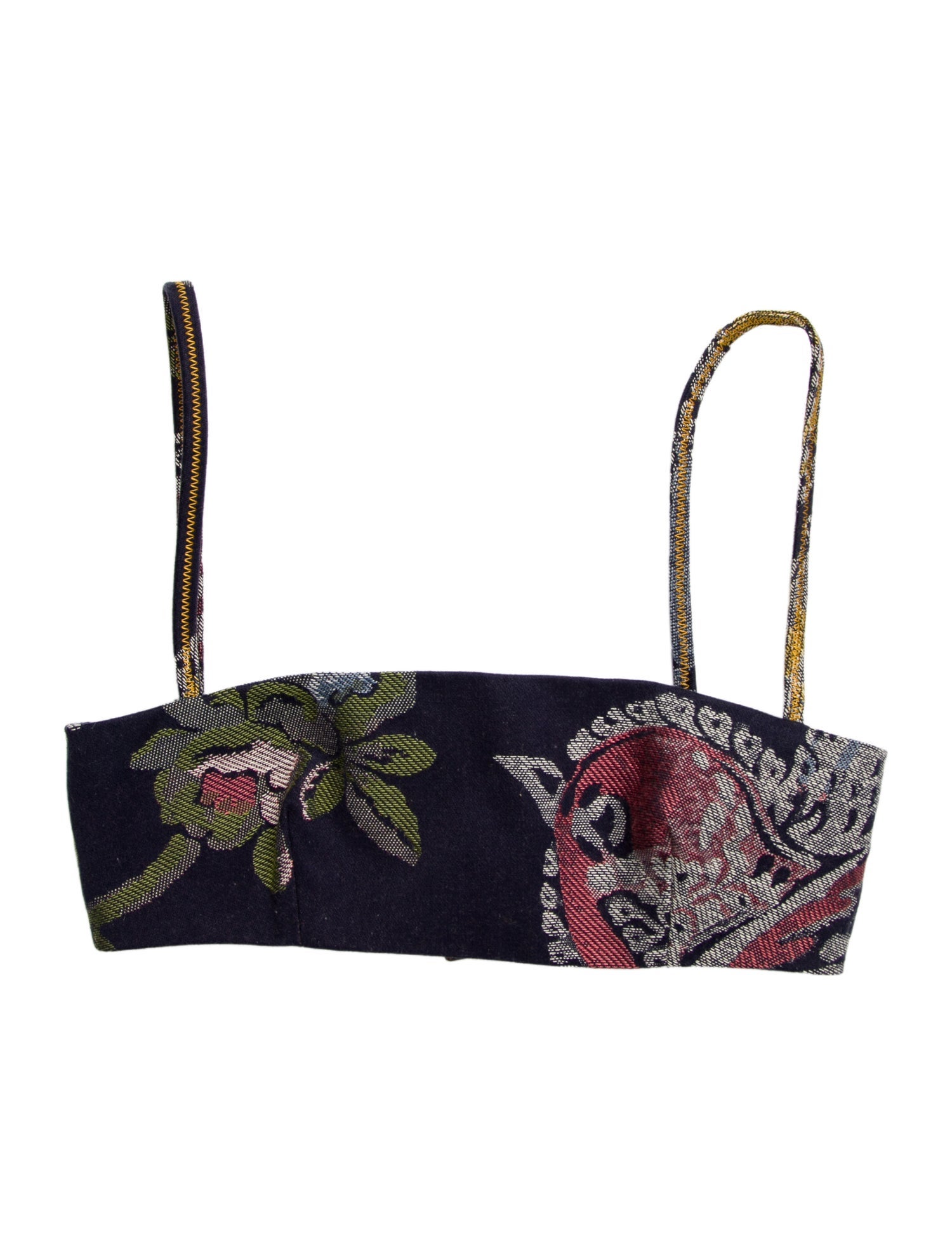 Etro Paisley Print Square Neckline Crop Top w/ Tags