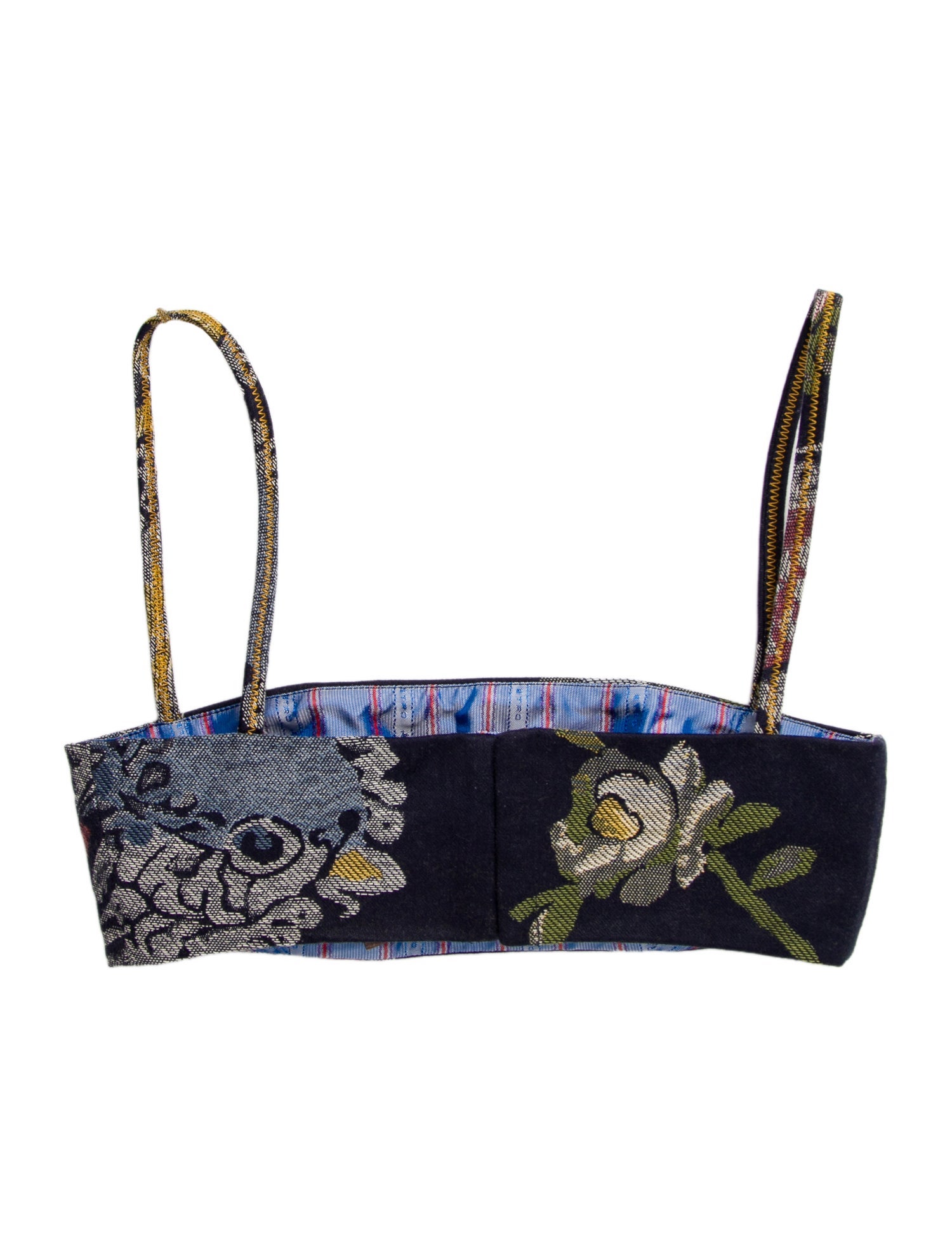 Etro Paisley Print Square Neckline Crop Top w/ Tags