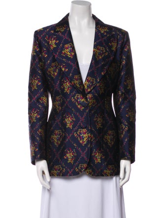 Etro Floral Print Coat