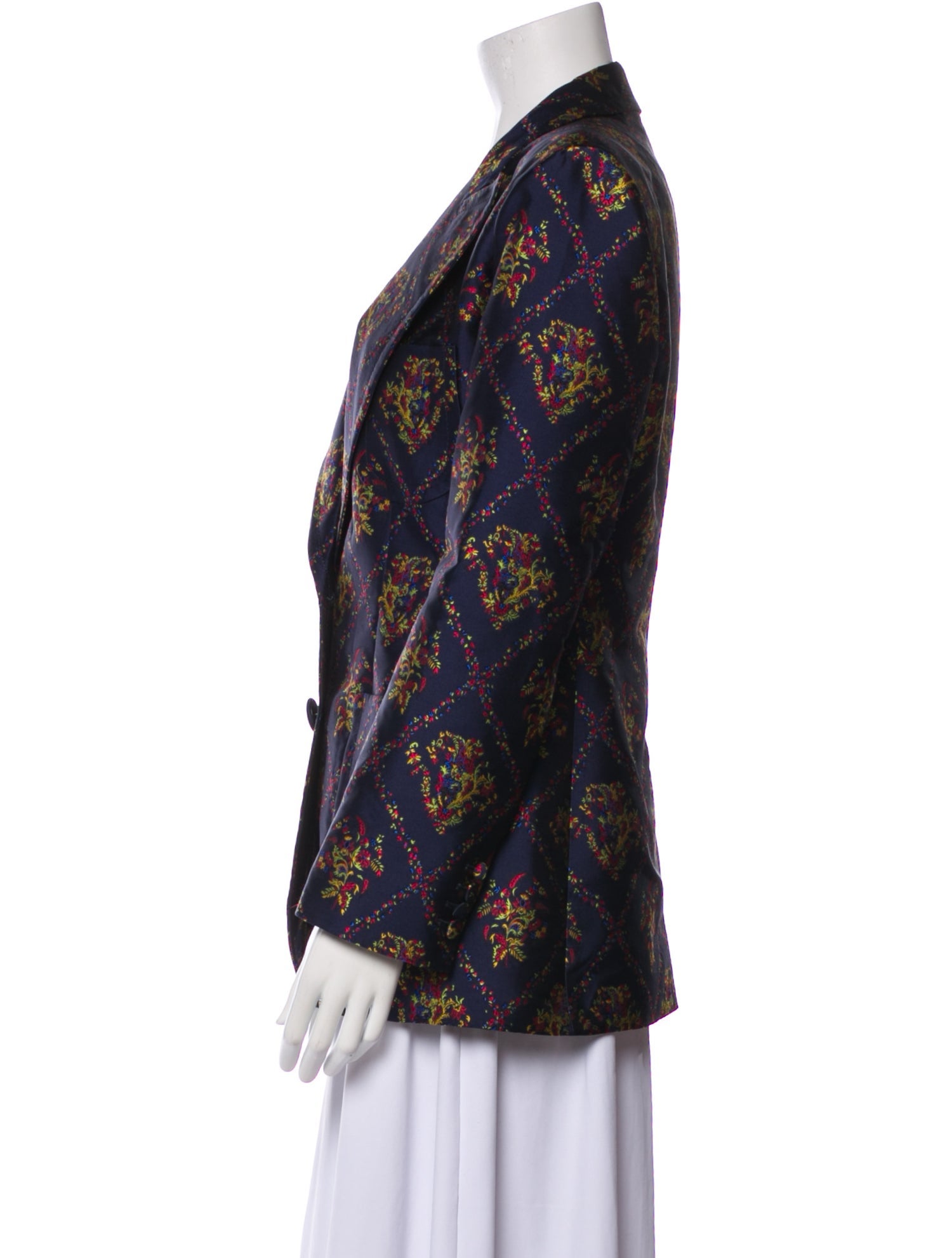 Etro Floral Print Coat