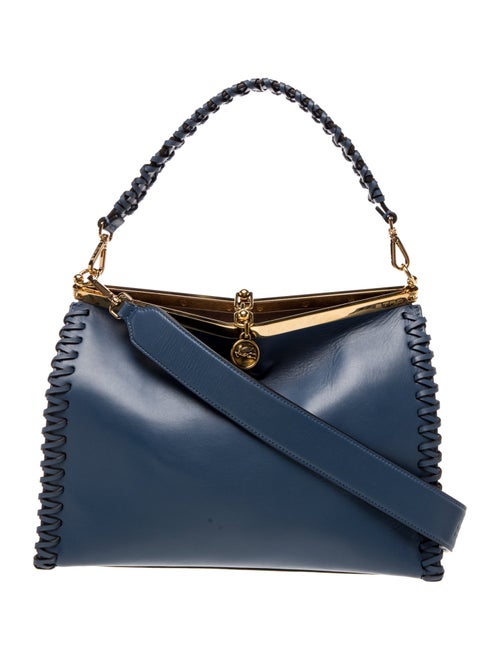 Etro Leather Top Handle Bag