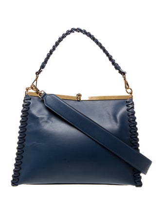 Etro Leather Top Handle Bag