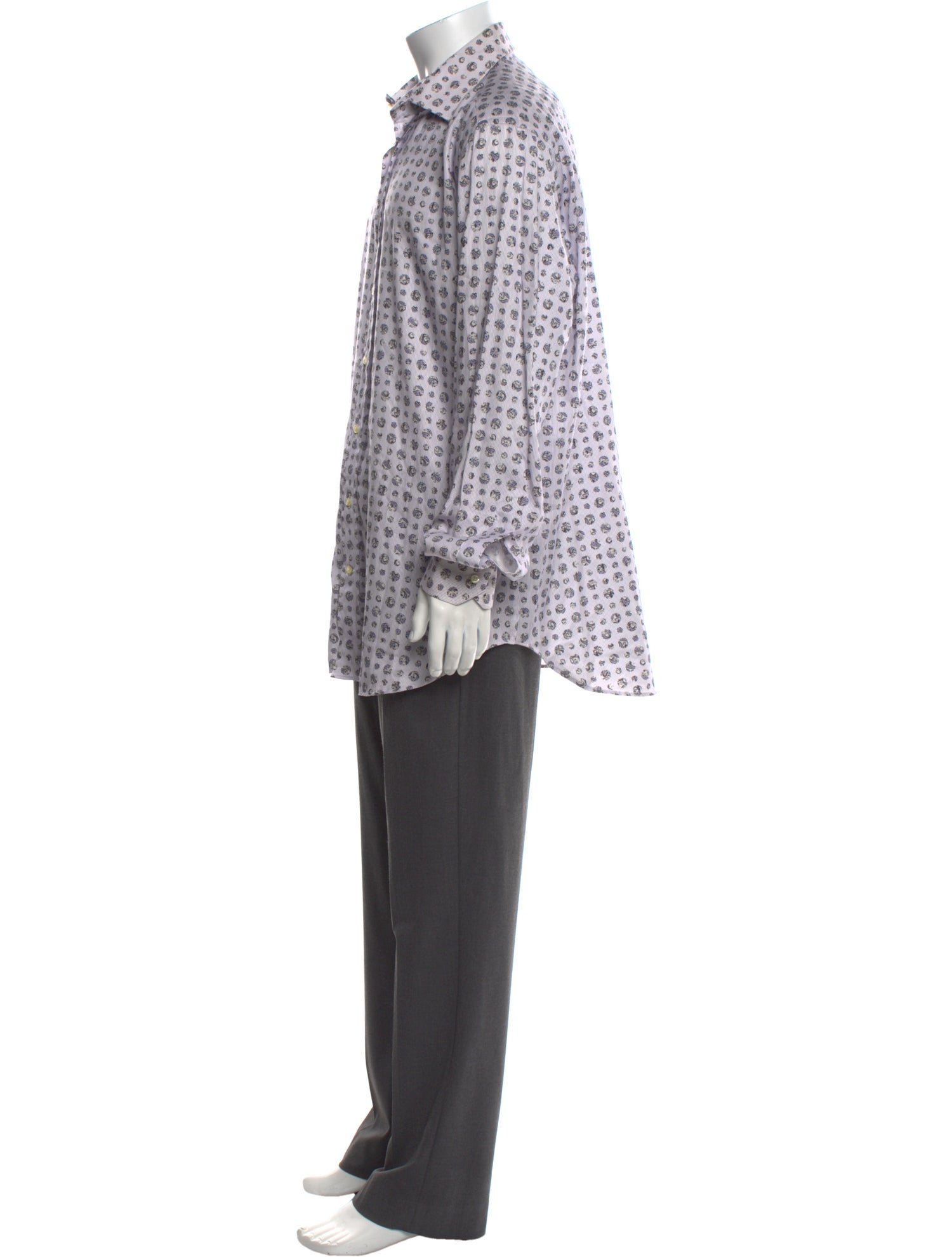 Etro Printed Long Sleeve Shirt