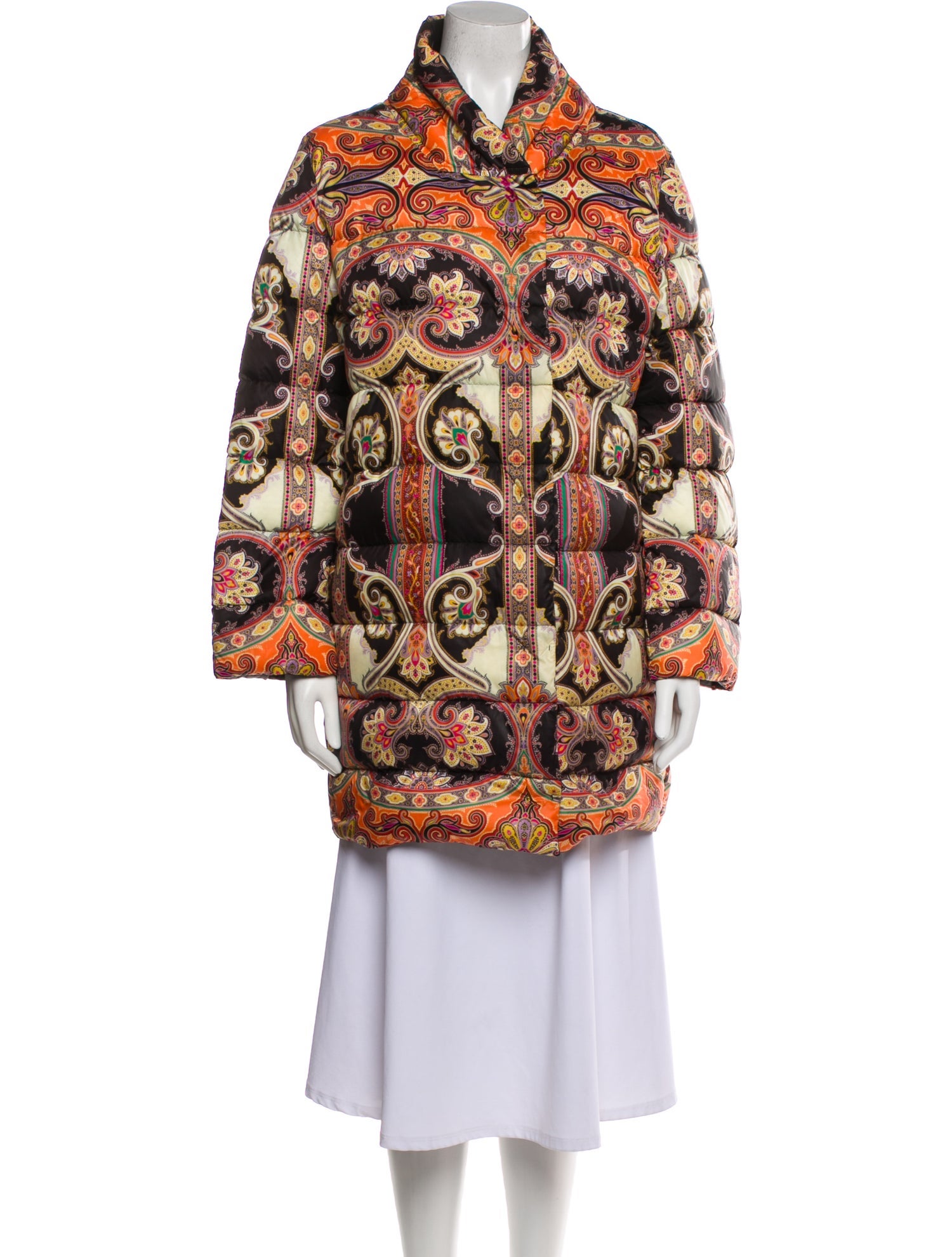 Etro Paisley Print Down Jacket